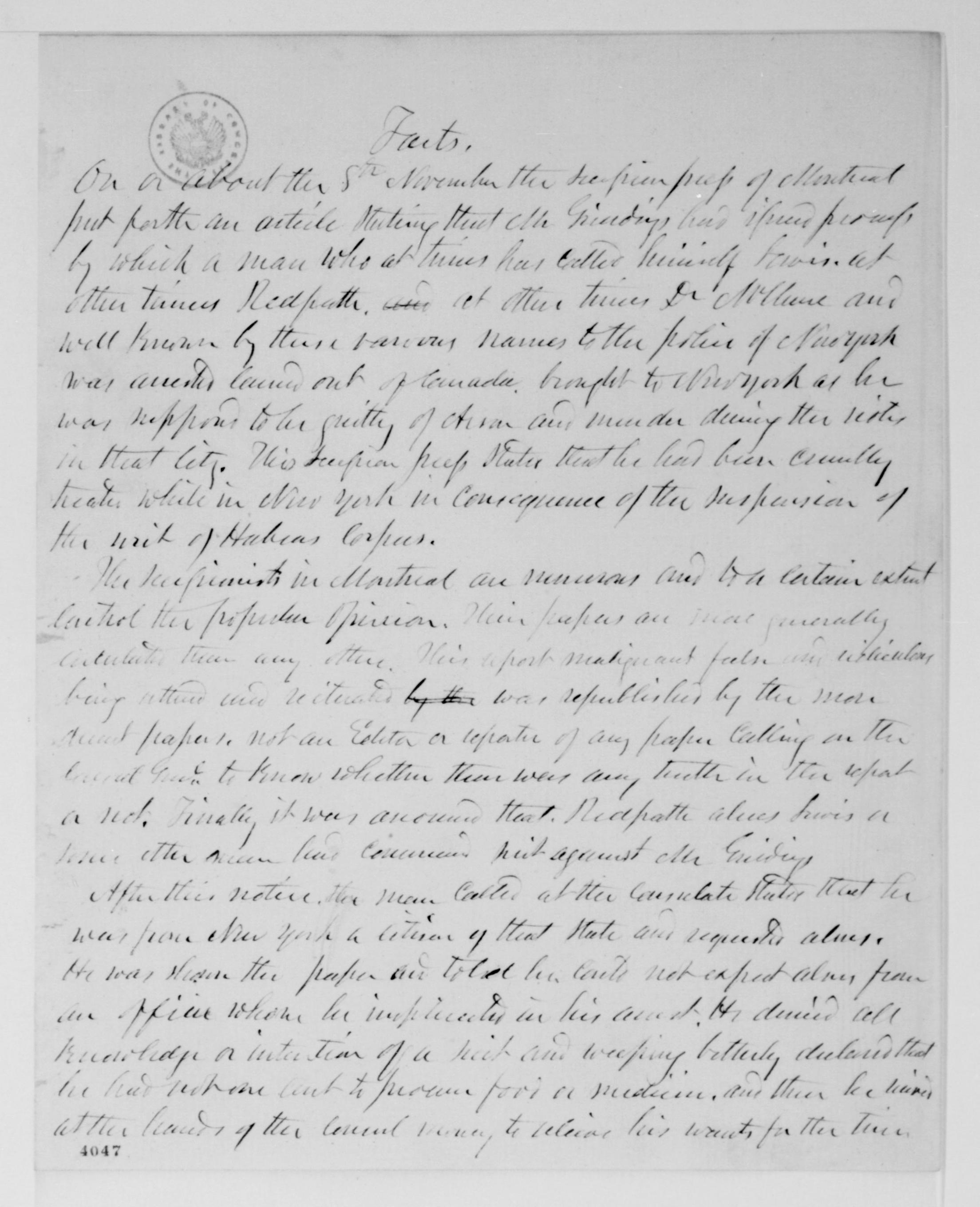 Scanned image of the current content page