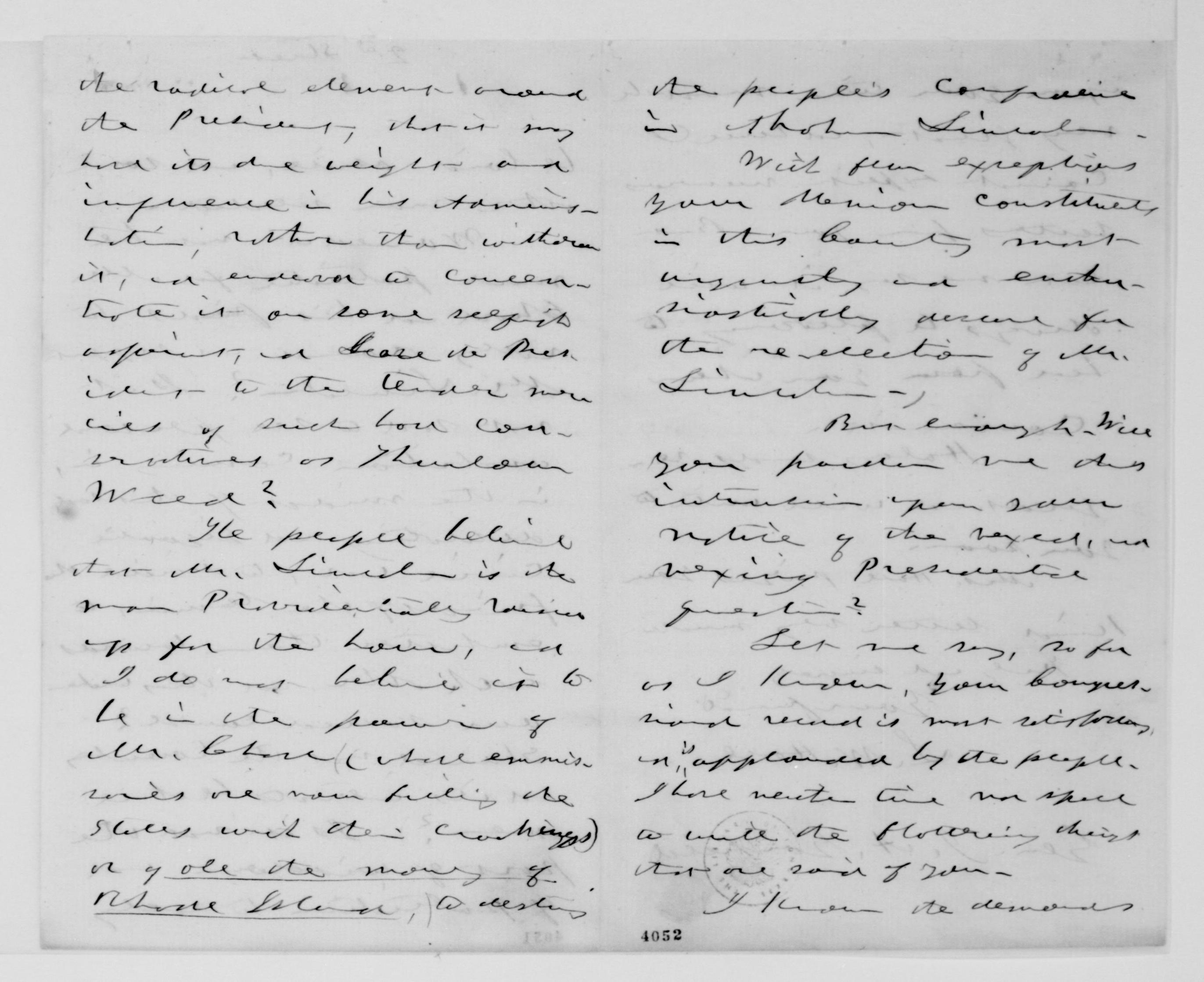 Scanned image of the current content page