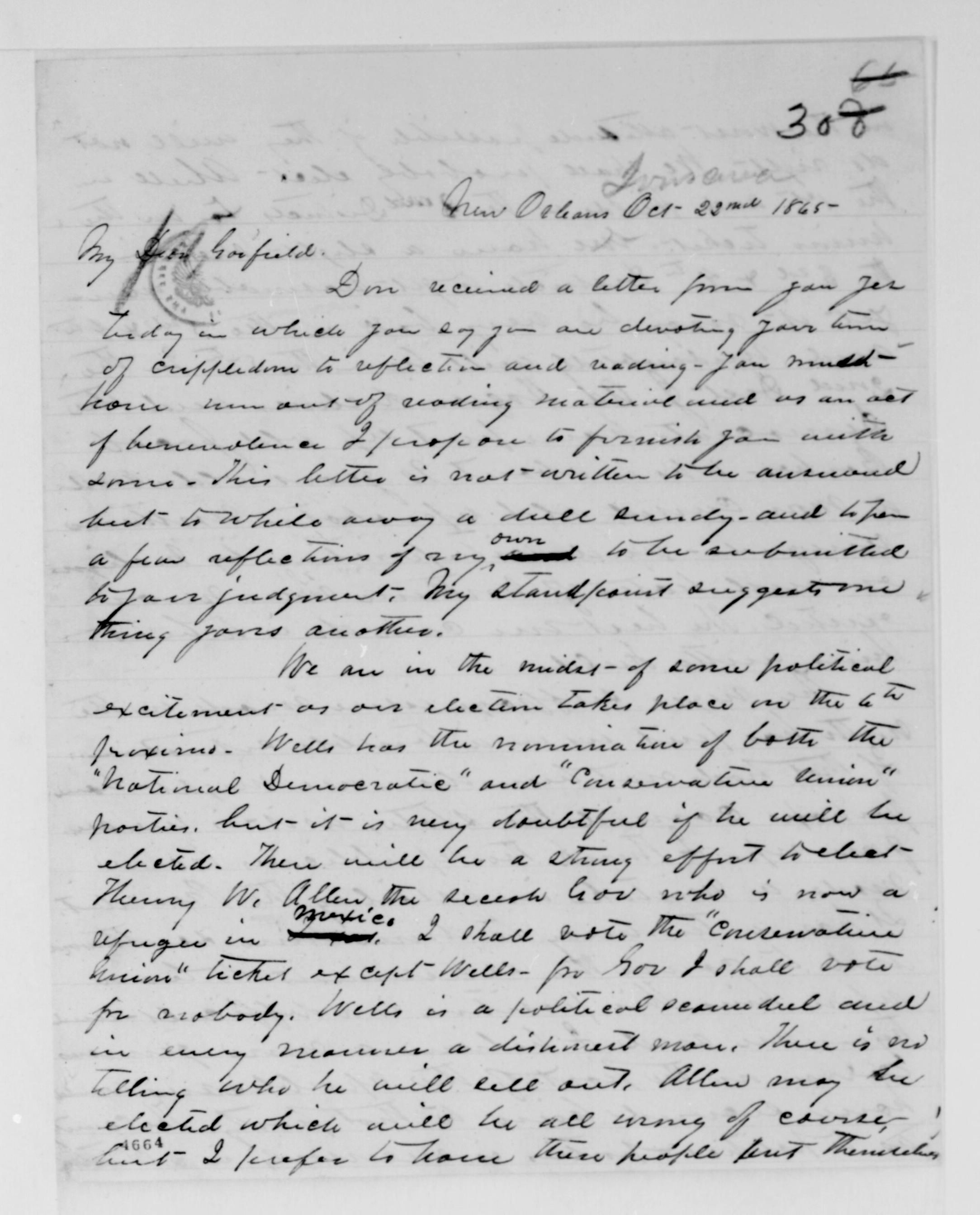 Scanned image of the current content page