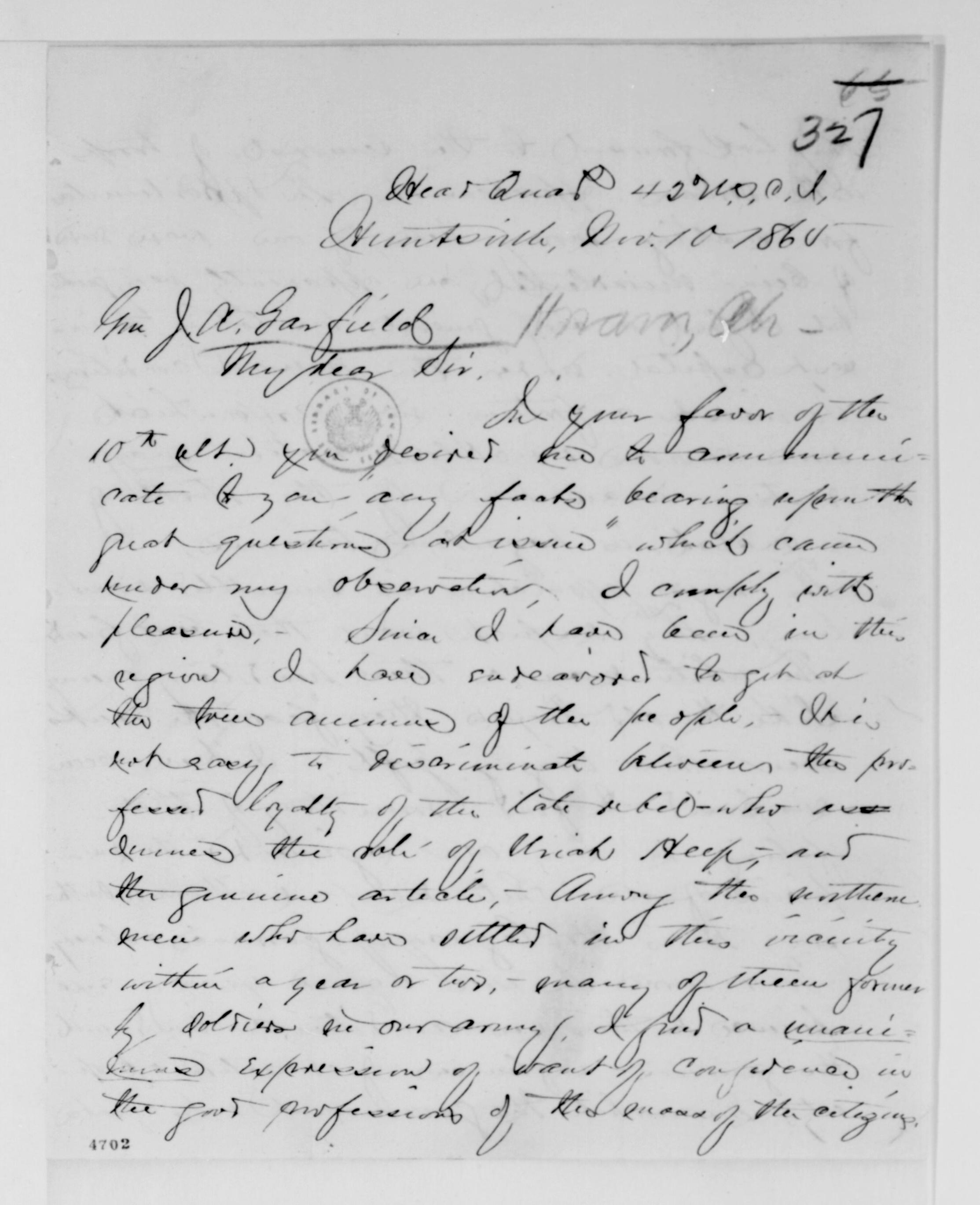 Scanned image of the current content page