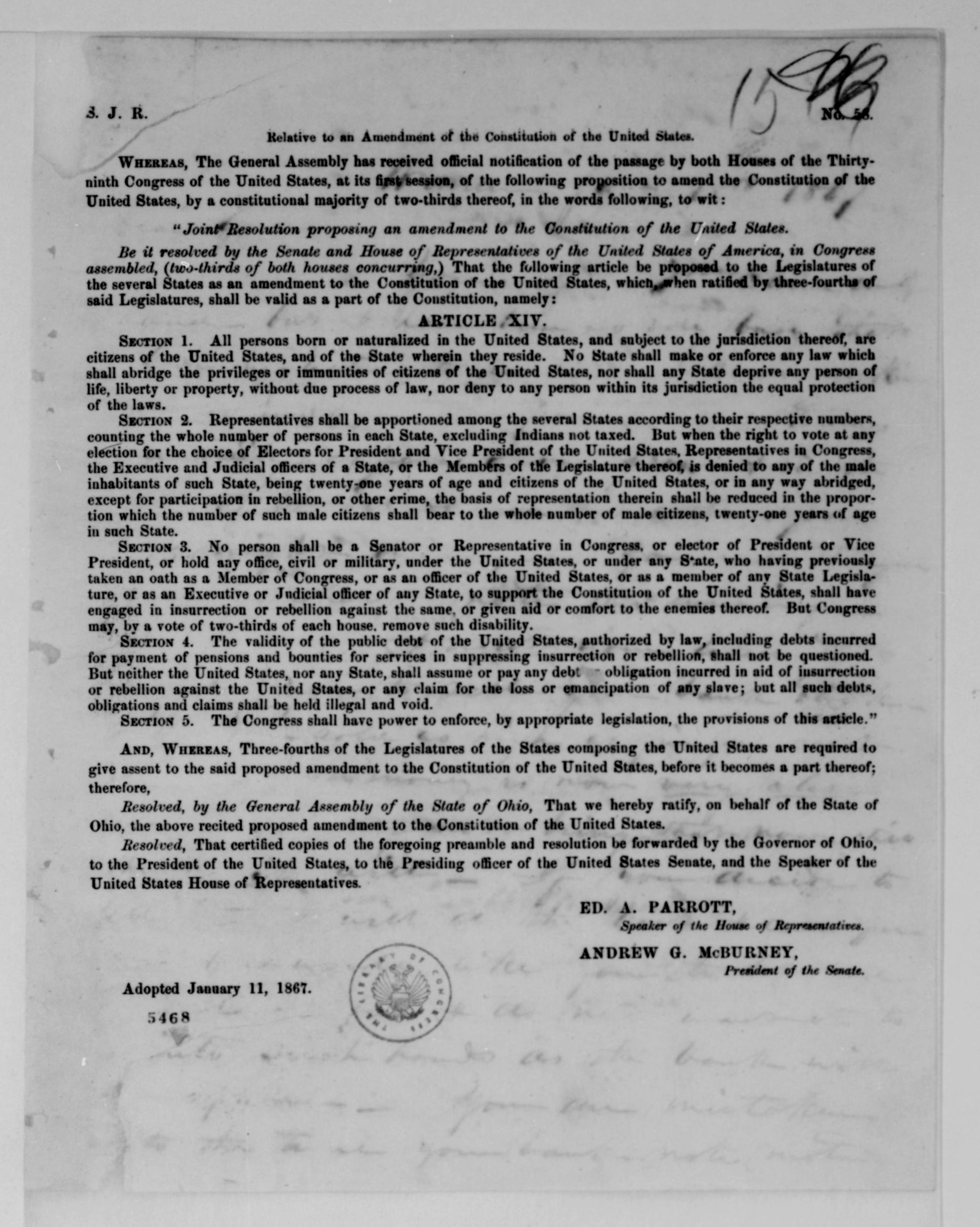 Scanned image of the current content page