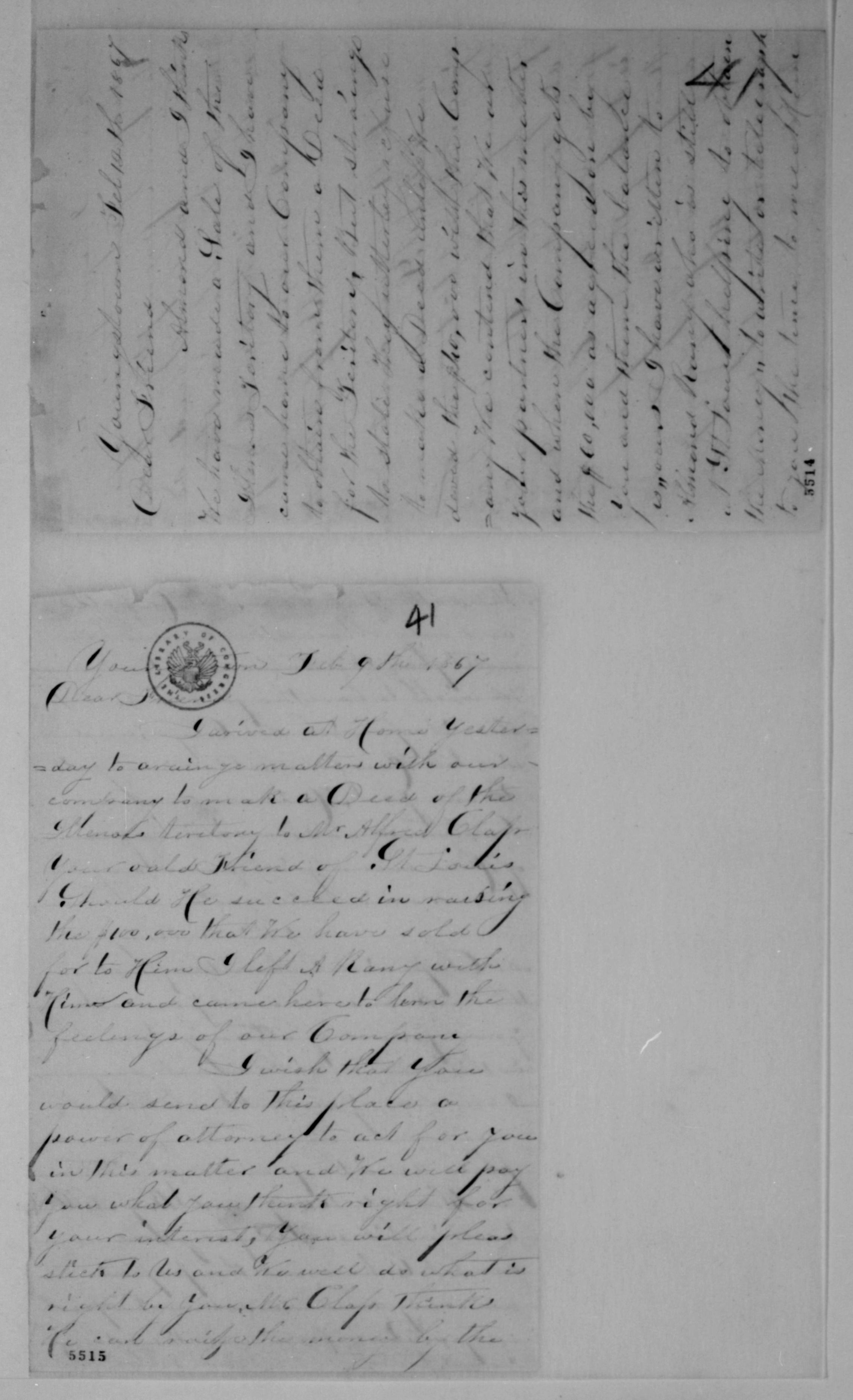 Scanned image of the current content page