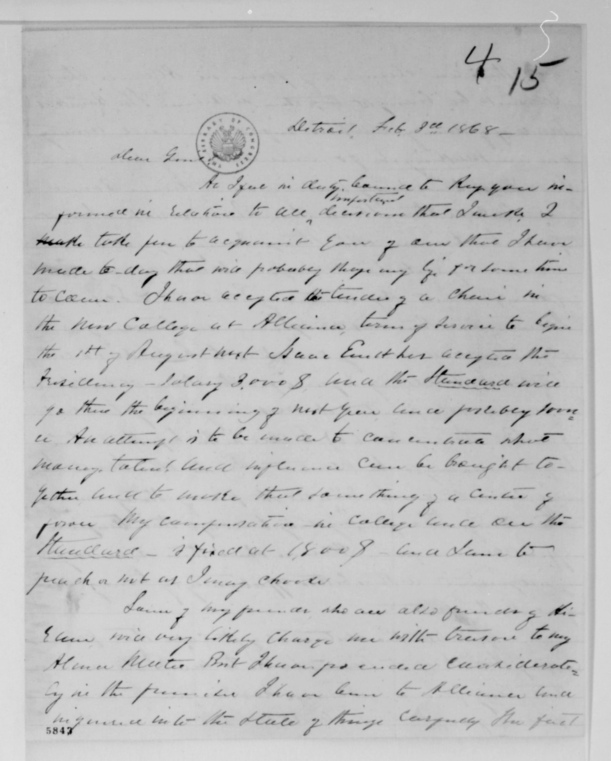 Scanned image of the current content page