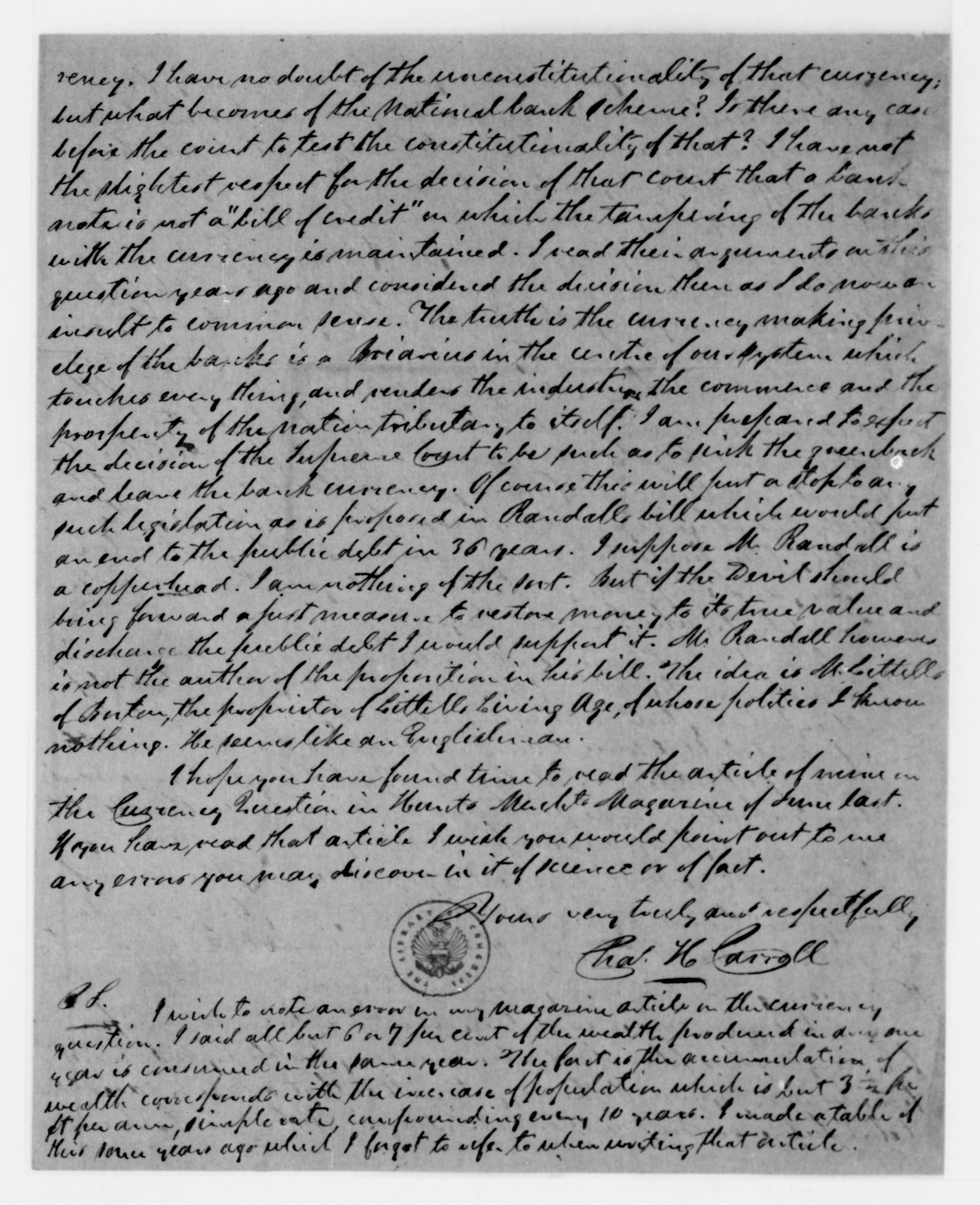 Scanned image of the current content page