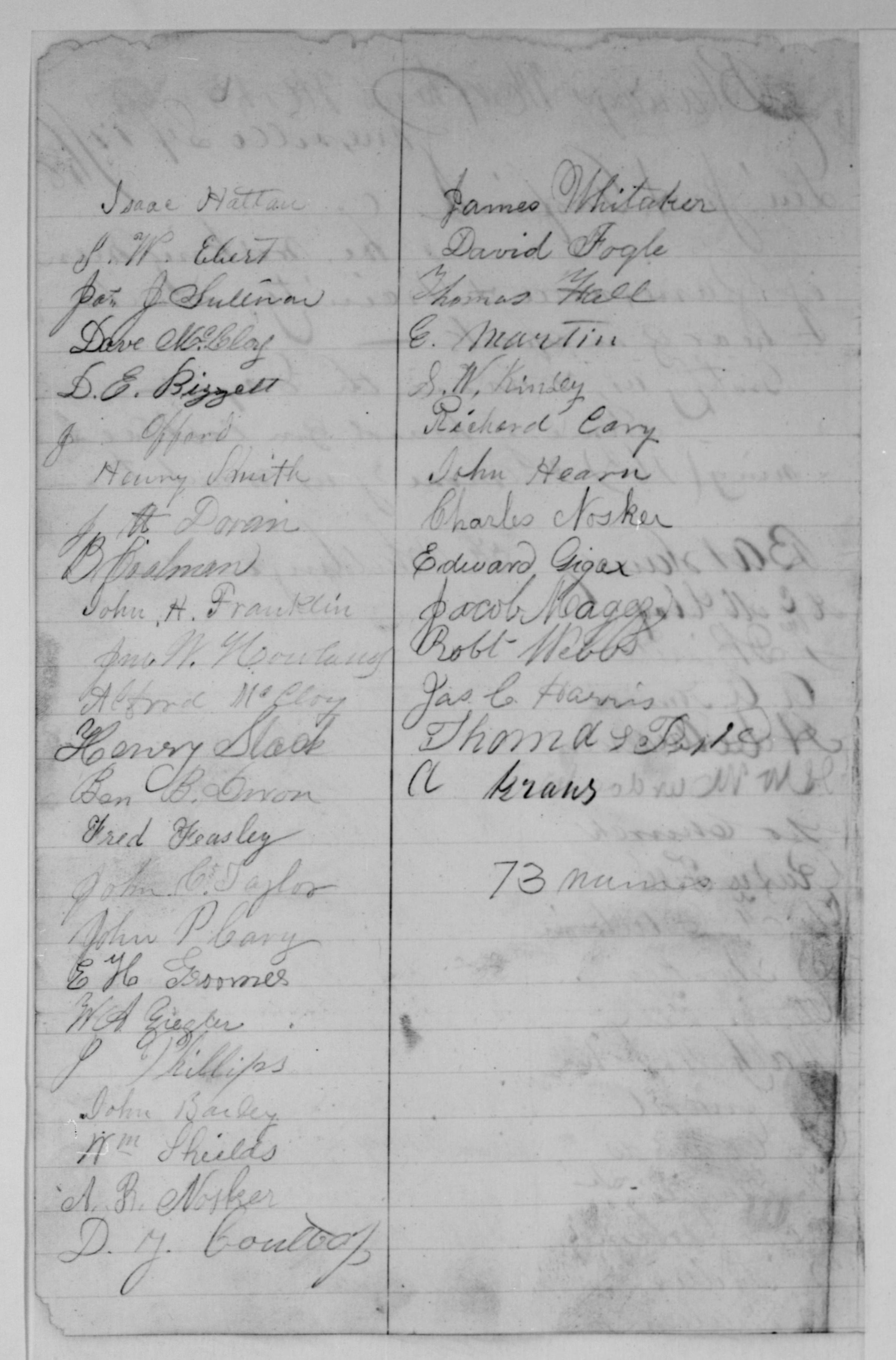 Scanned image of the current content page