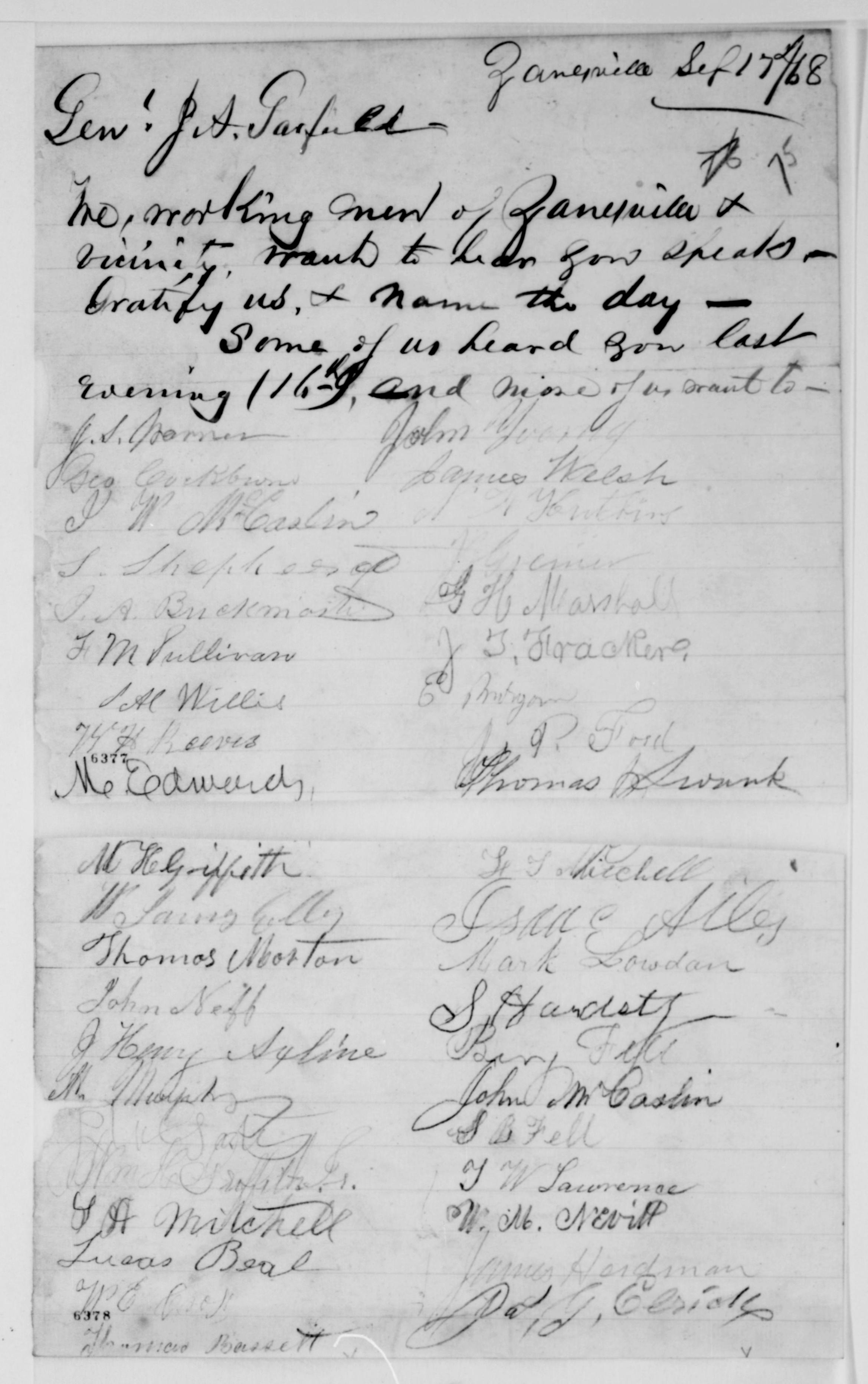 Scanned image of the current content page