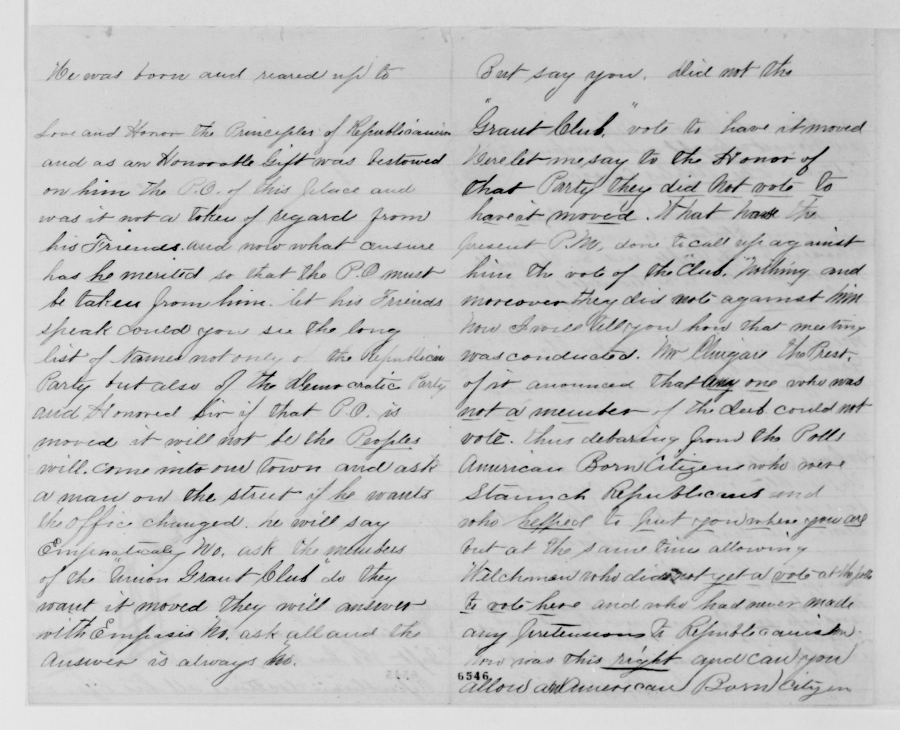 Scanned image of the current content page