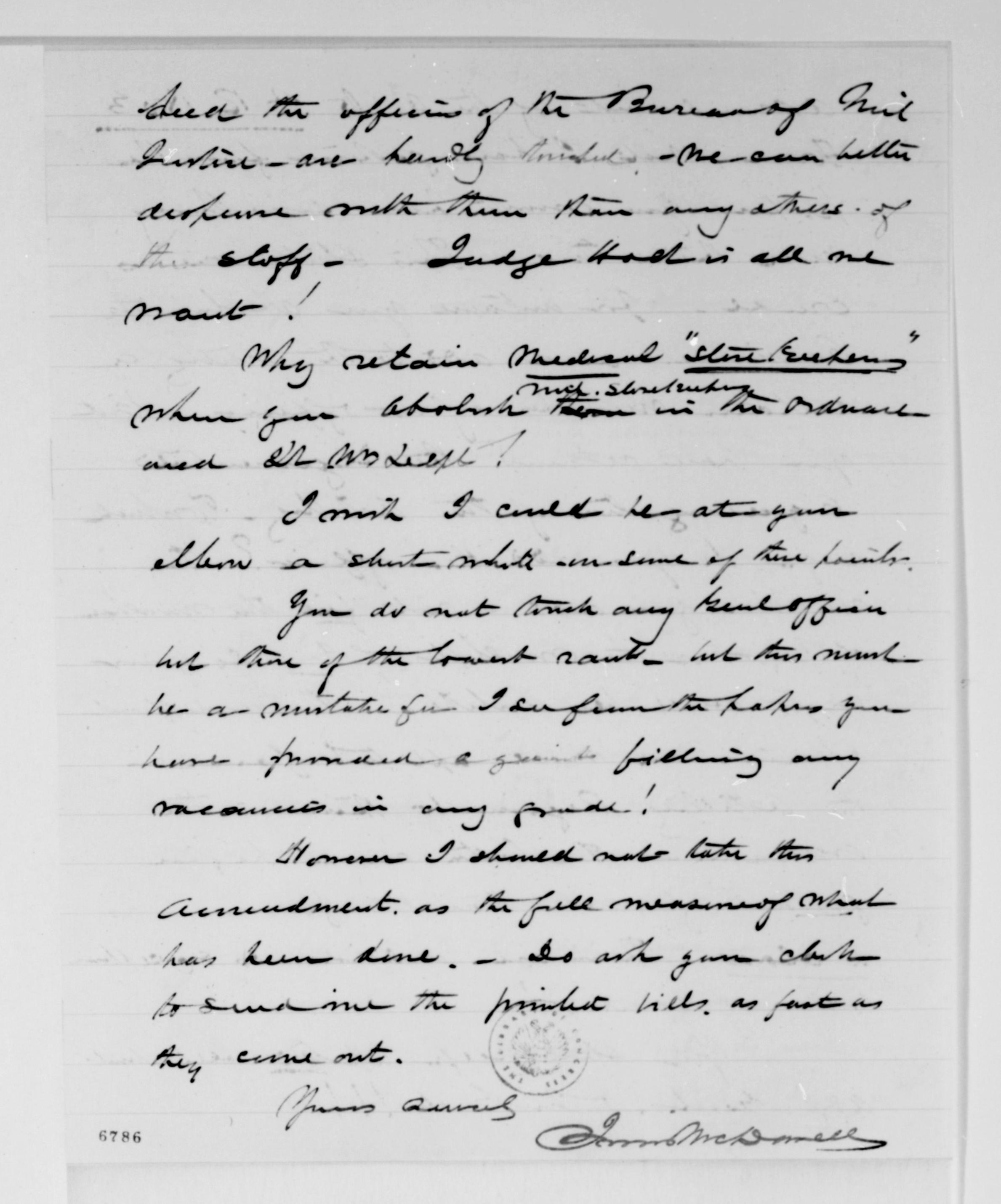 Scanned image of the current content page