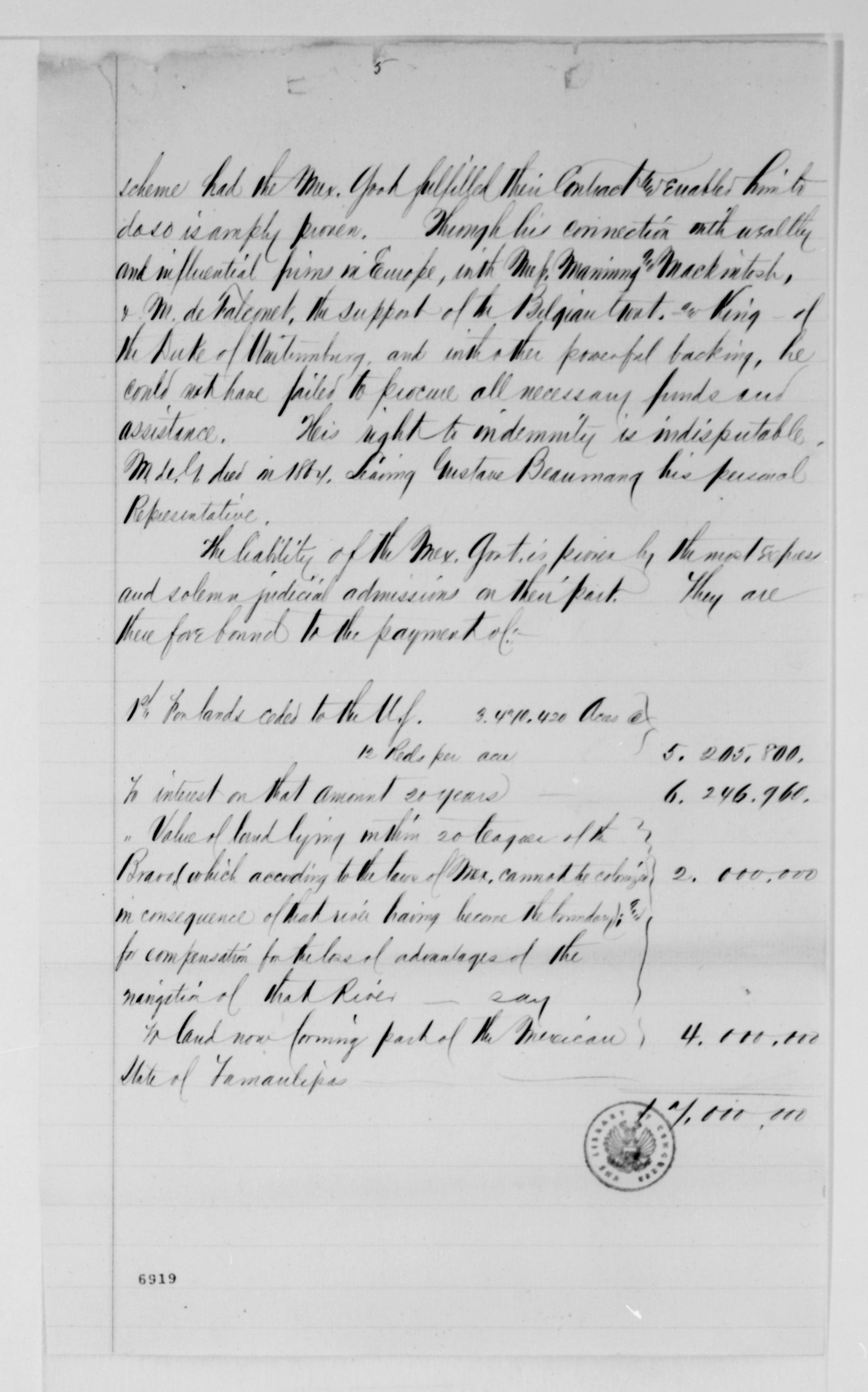 Scanned image of the current content page