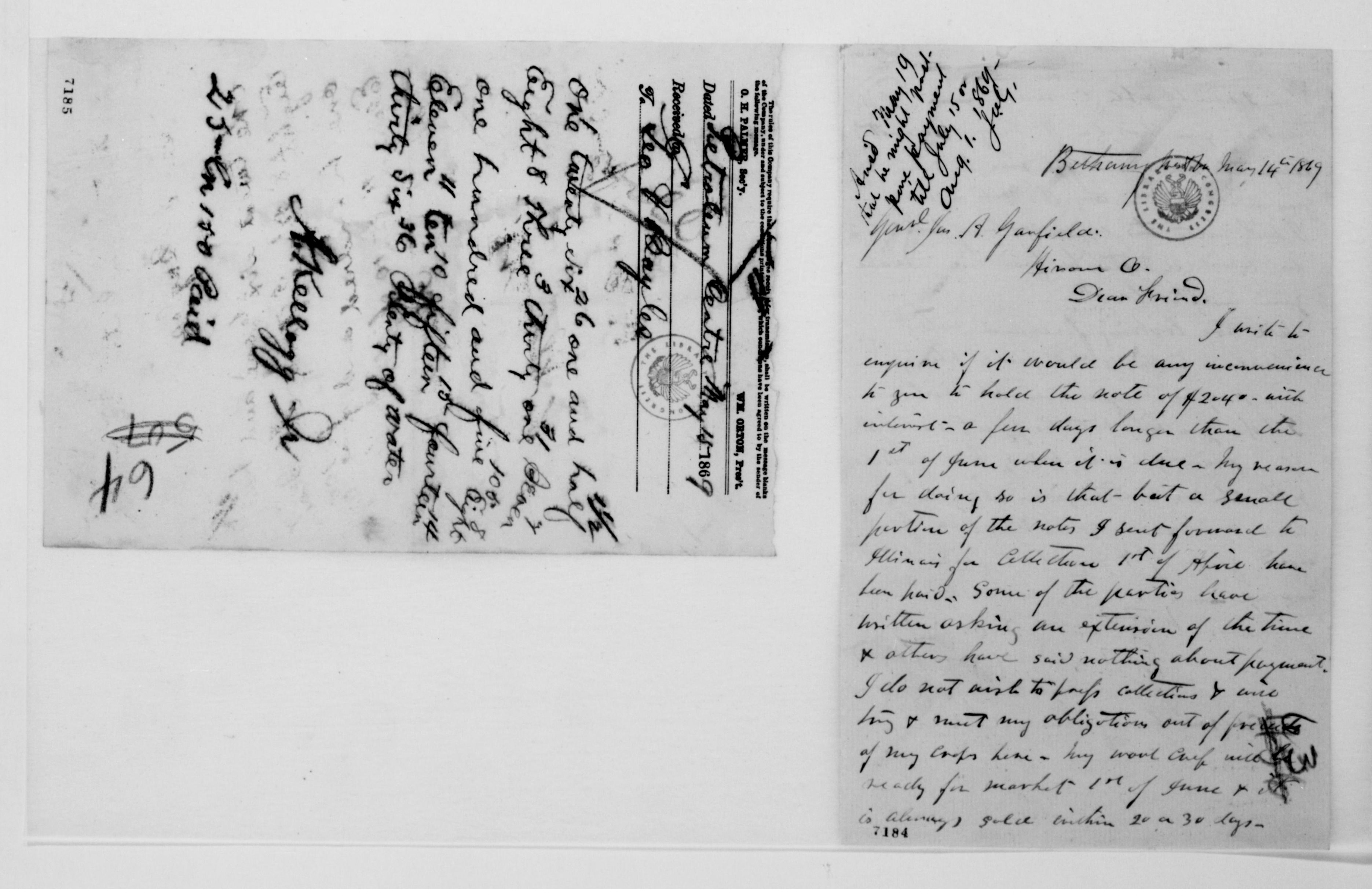 Scanned image of the current content page