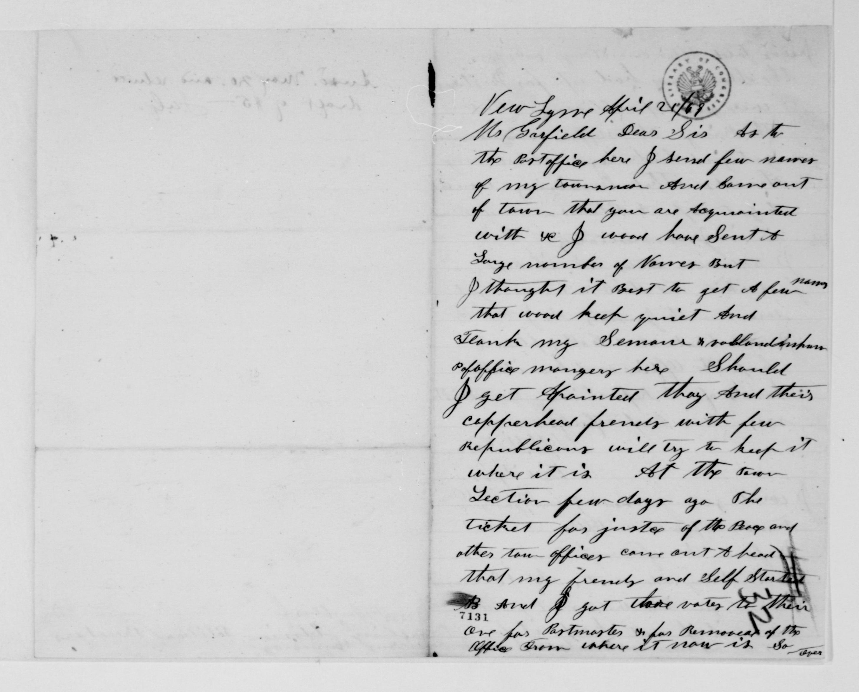 Scanned image of the current content page