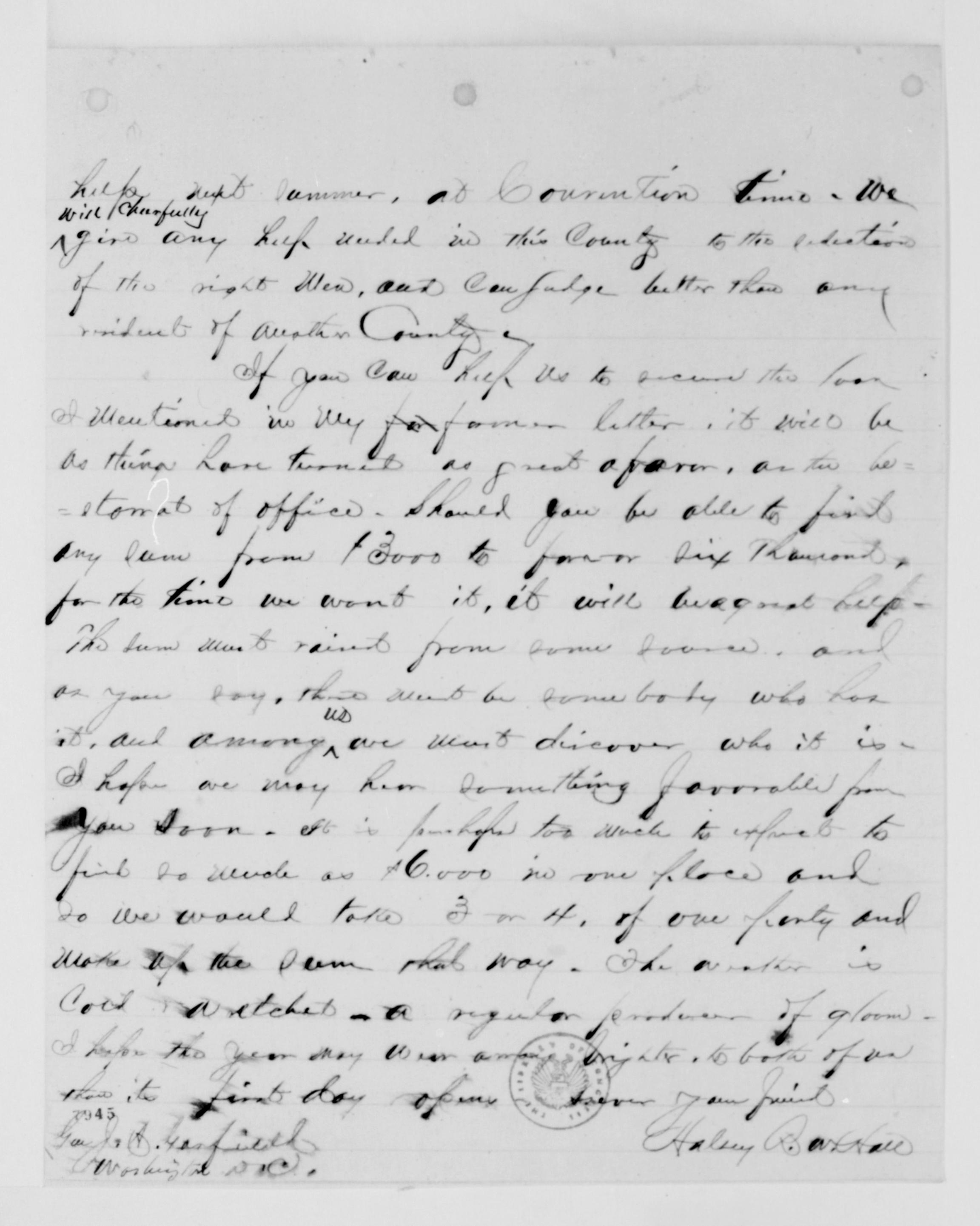 Scanned image of the current content page