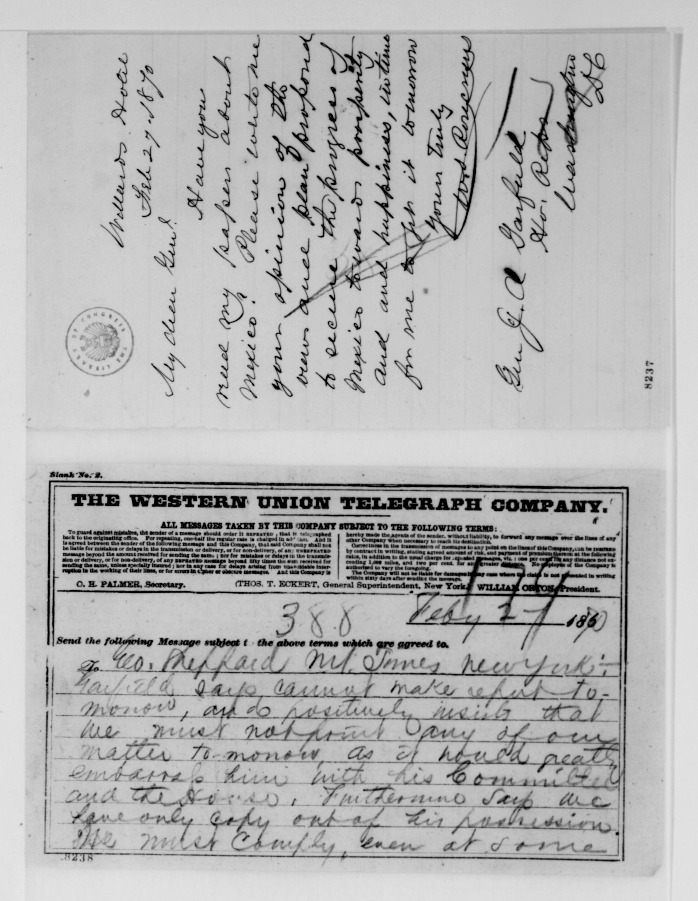 Scanned image of the current content page