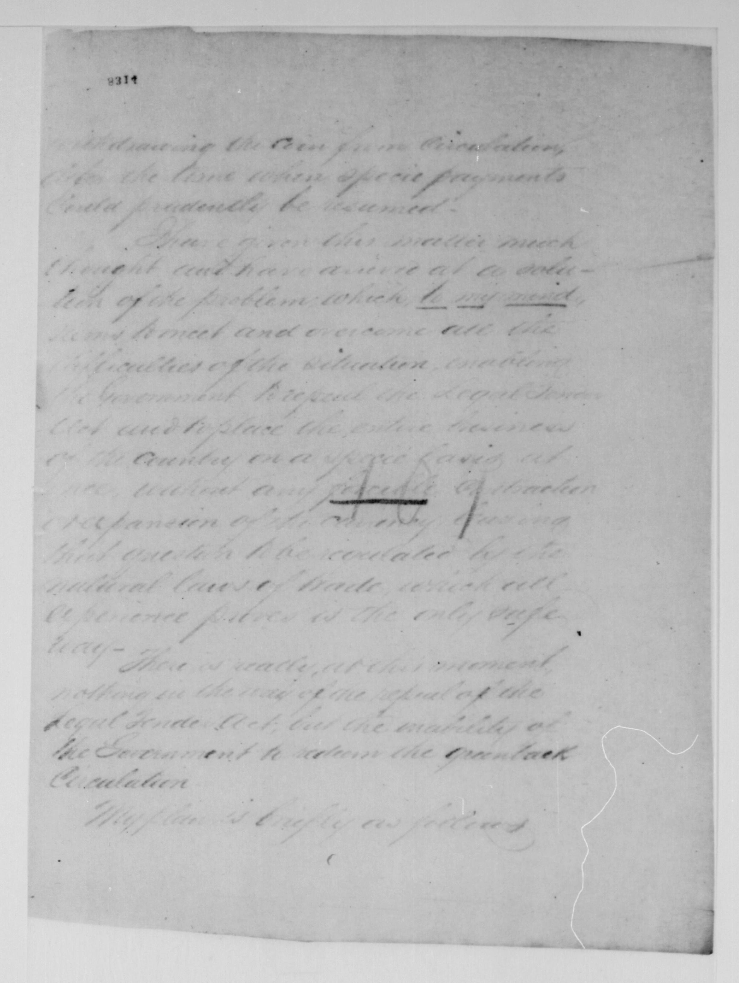 Scanned image of the current content page