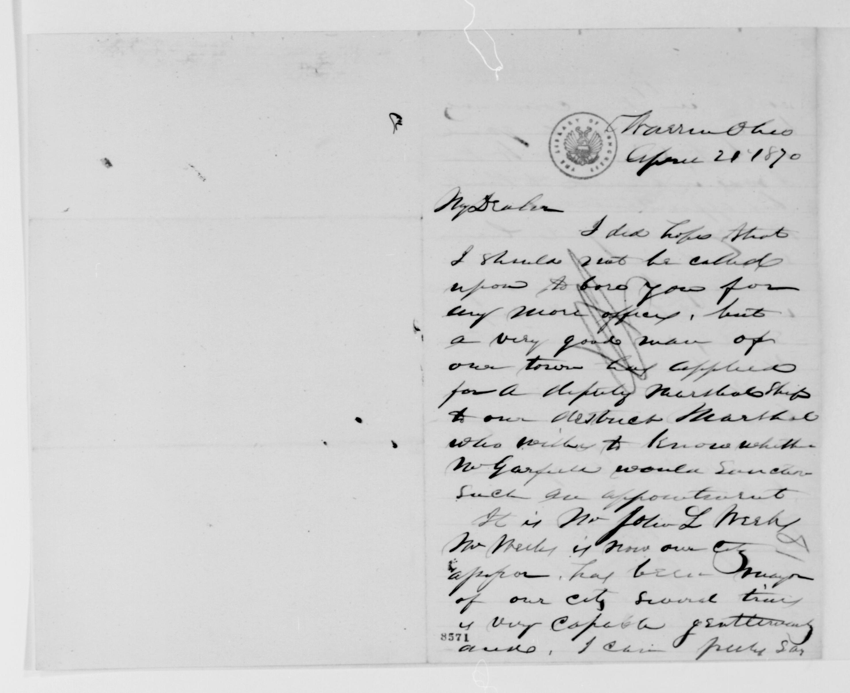 Scanned image of the current content page