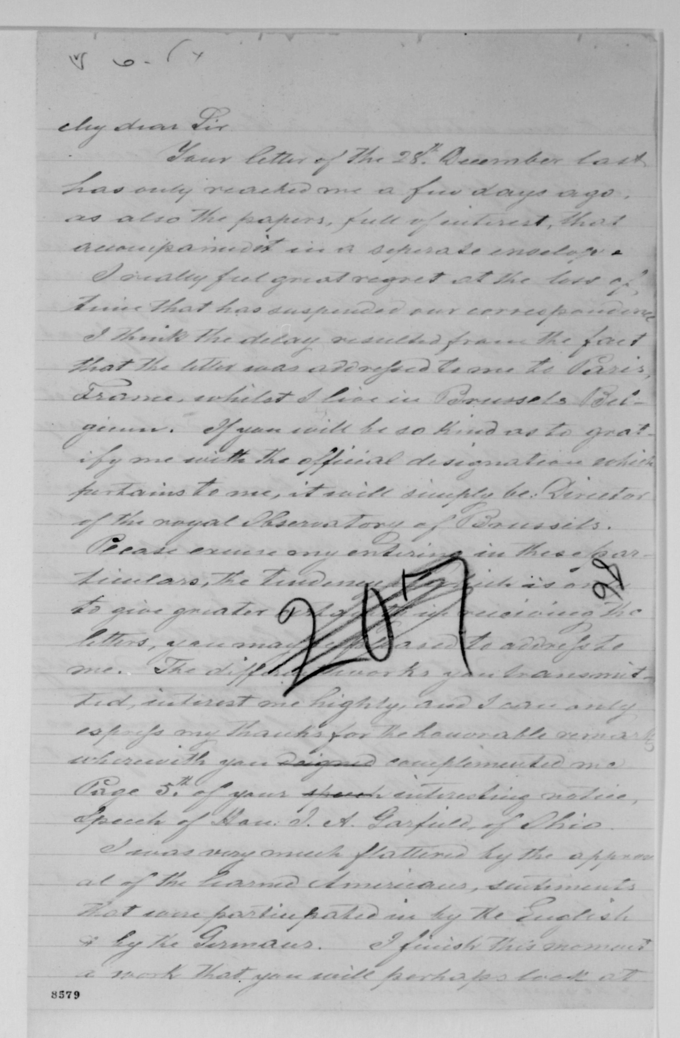 Scanned image of the current content page