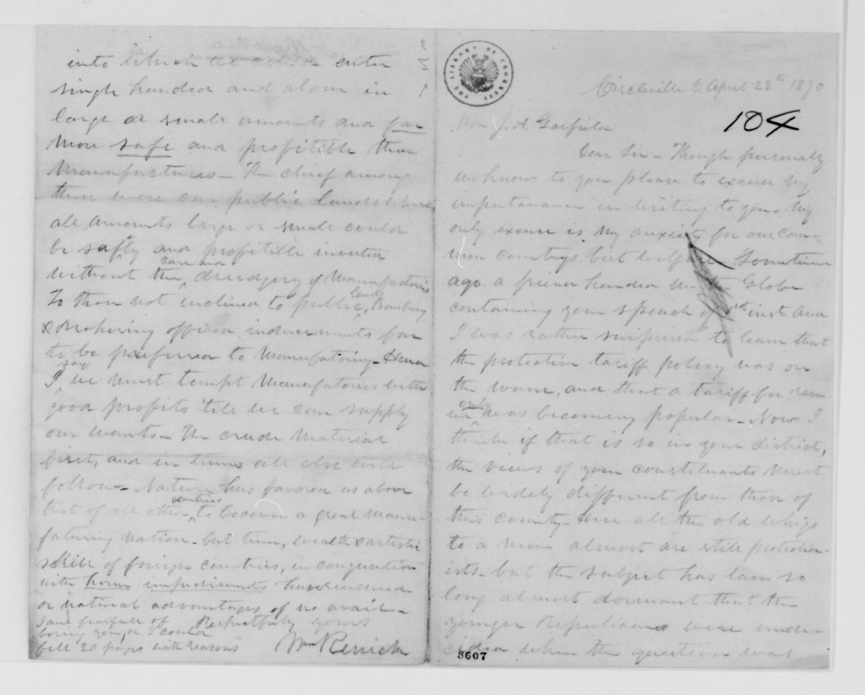 Scanned image of the current content page