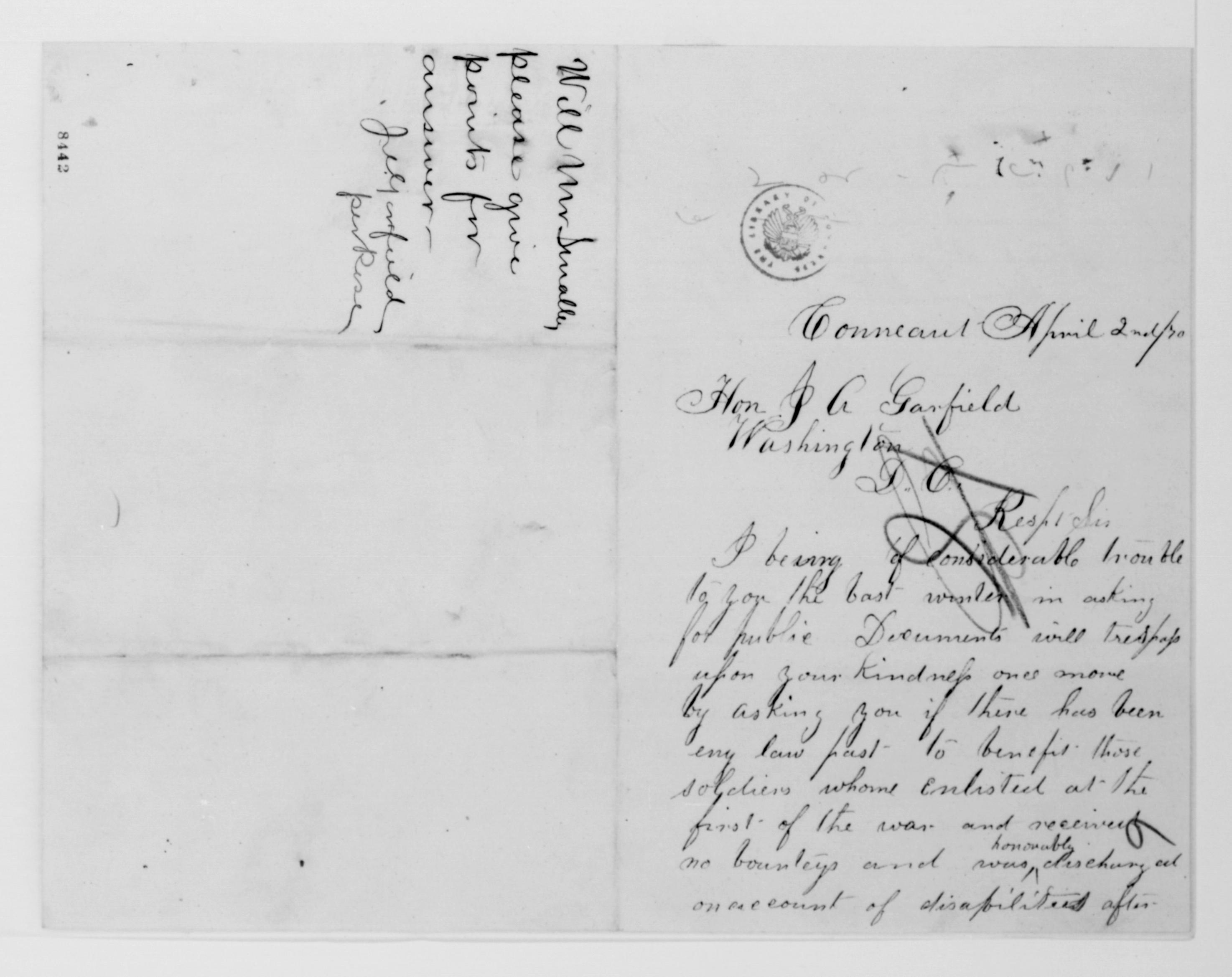 Scanned image of the current content page