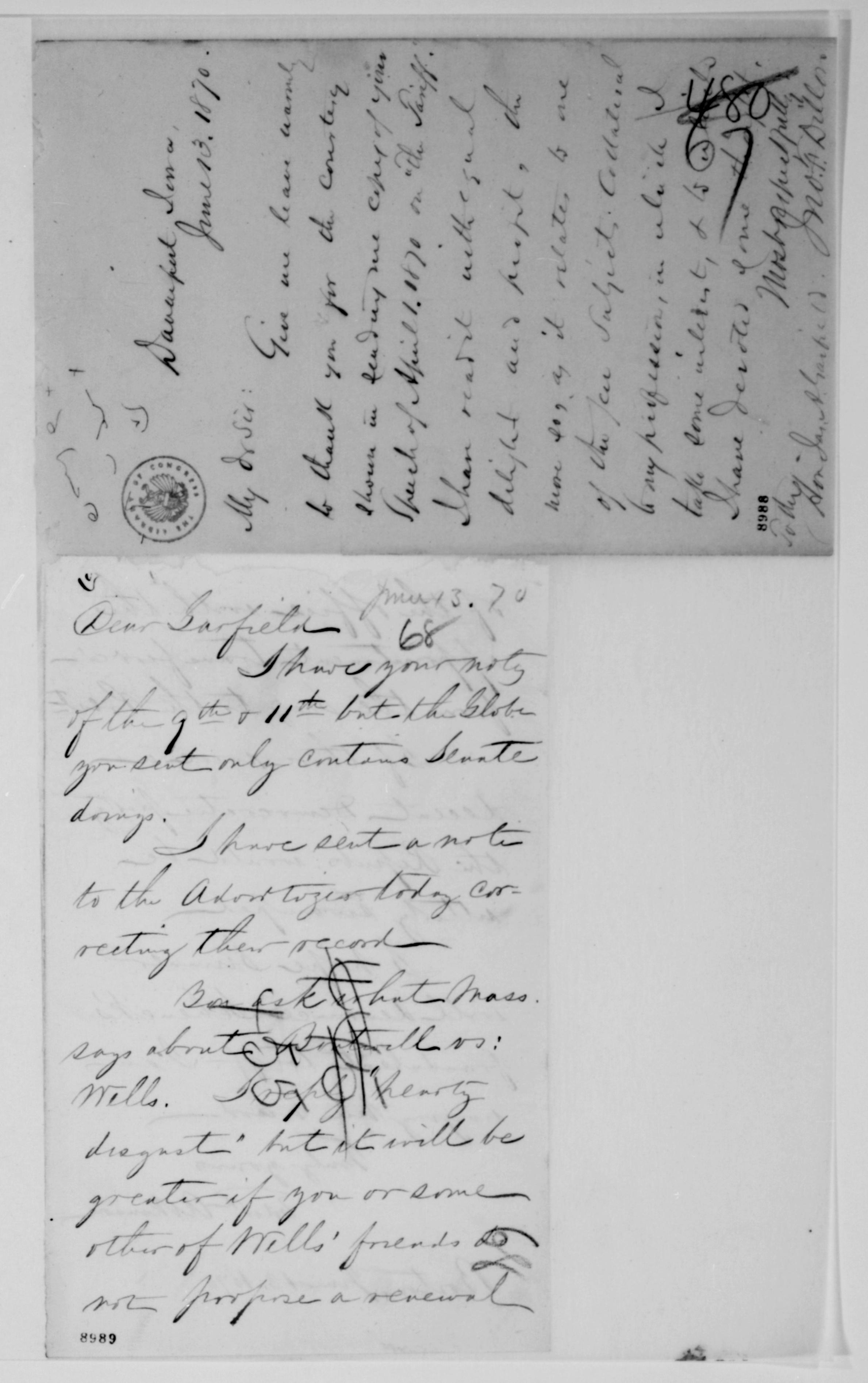 Scanned image of the current content page