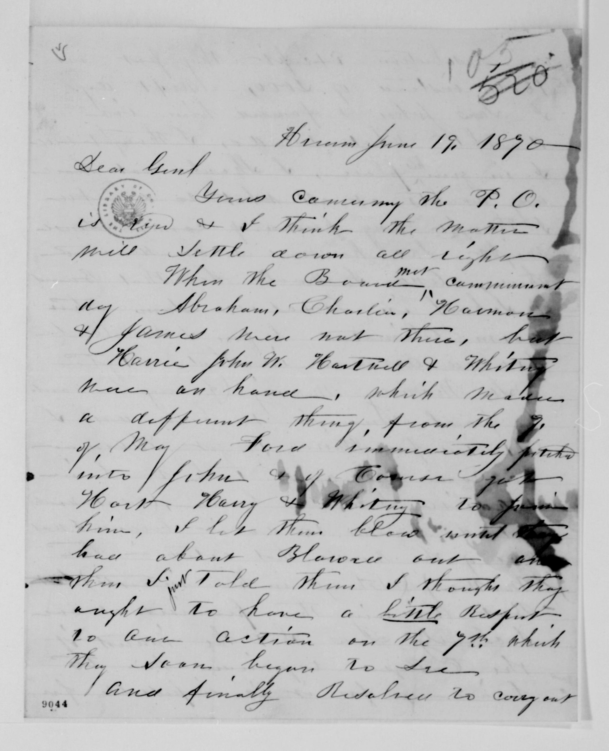 Scanned image of the current content page