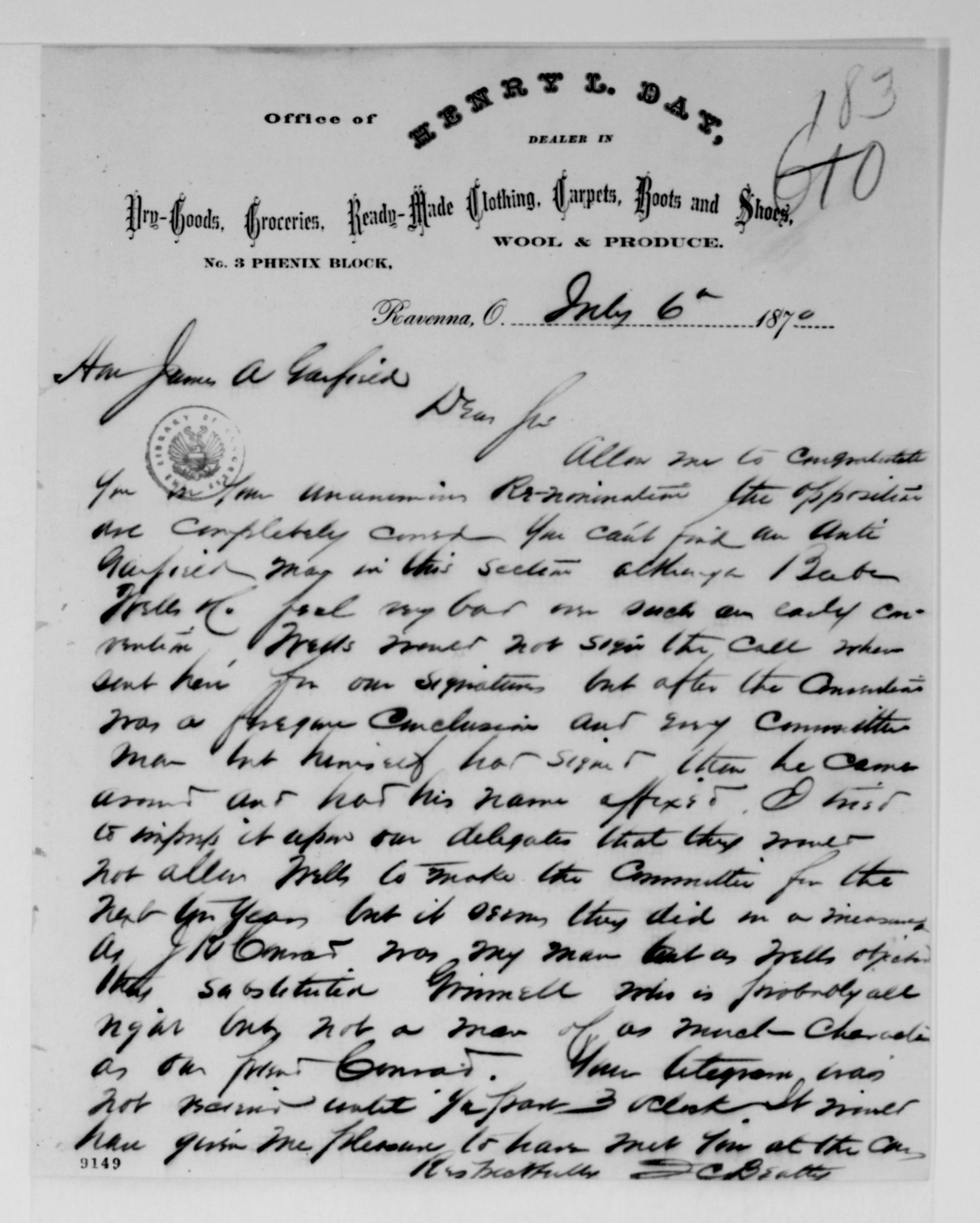 Scanned image of the current content page