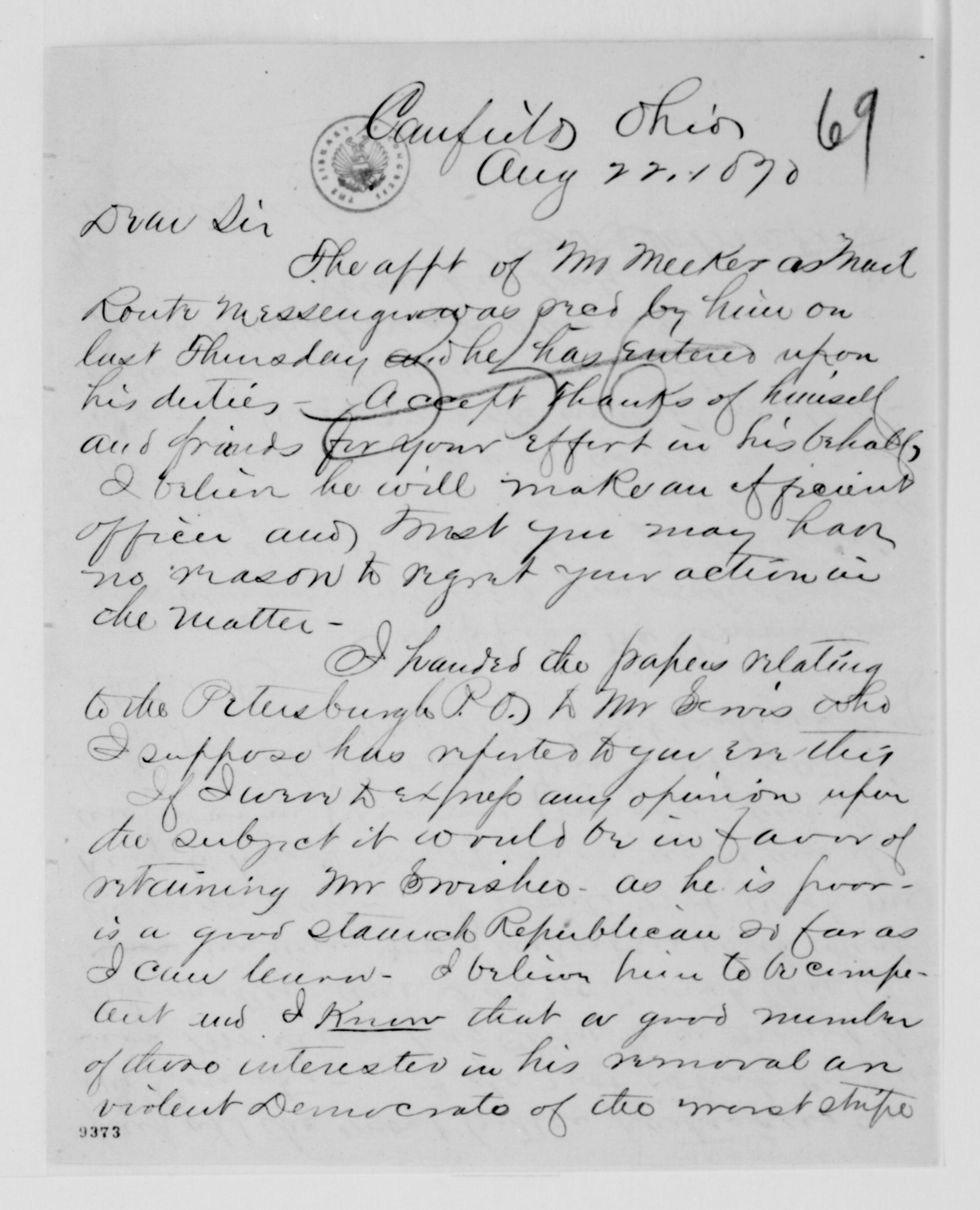 Scanned image of the current content page