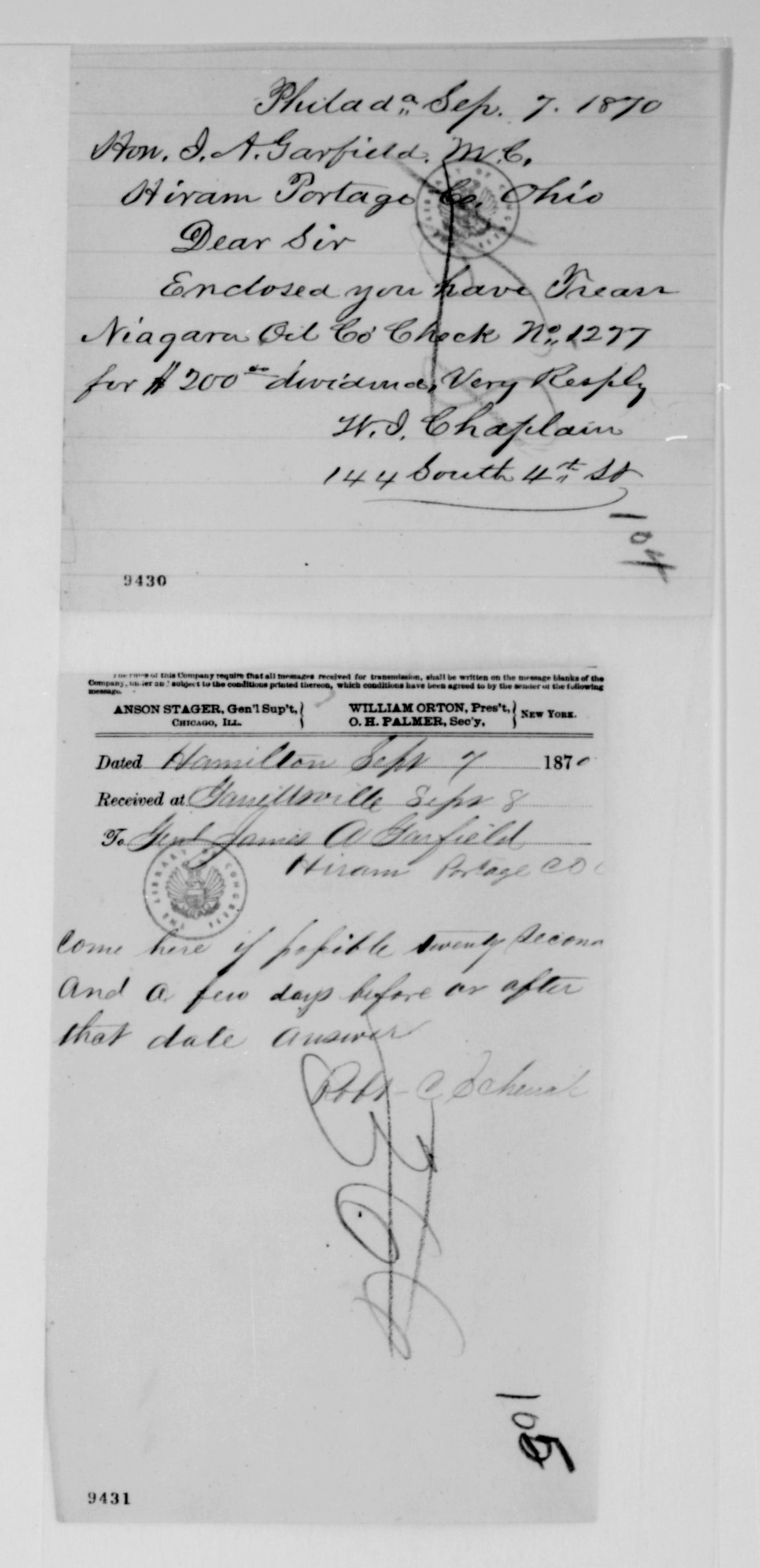 Scanned image of the current content page