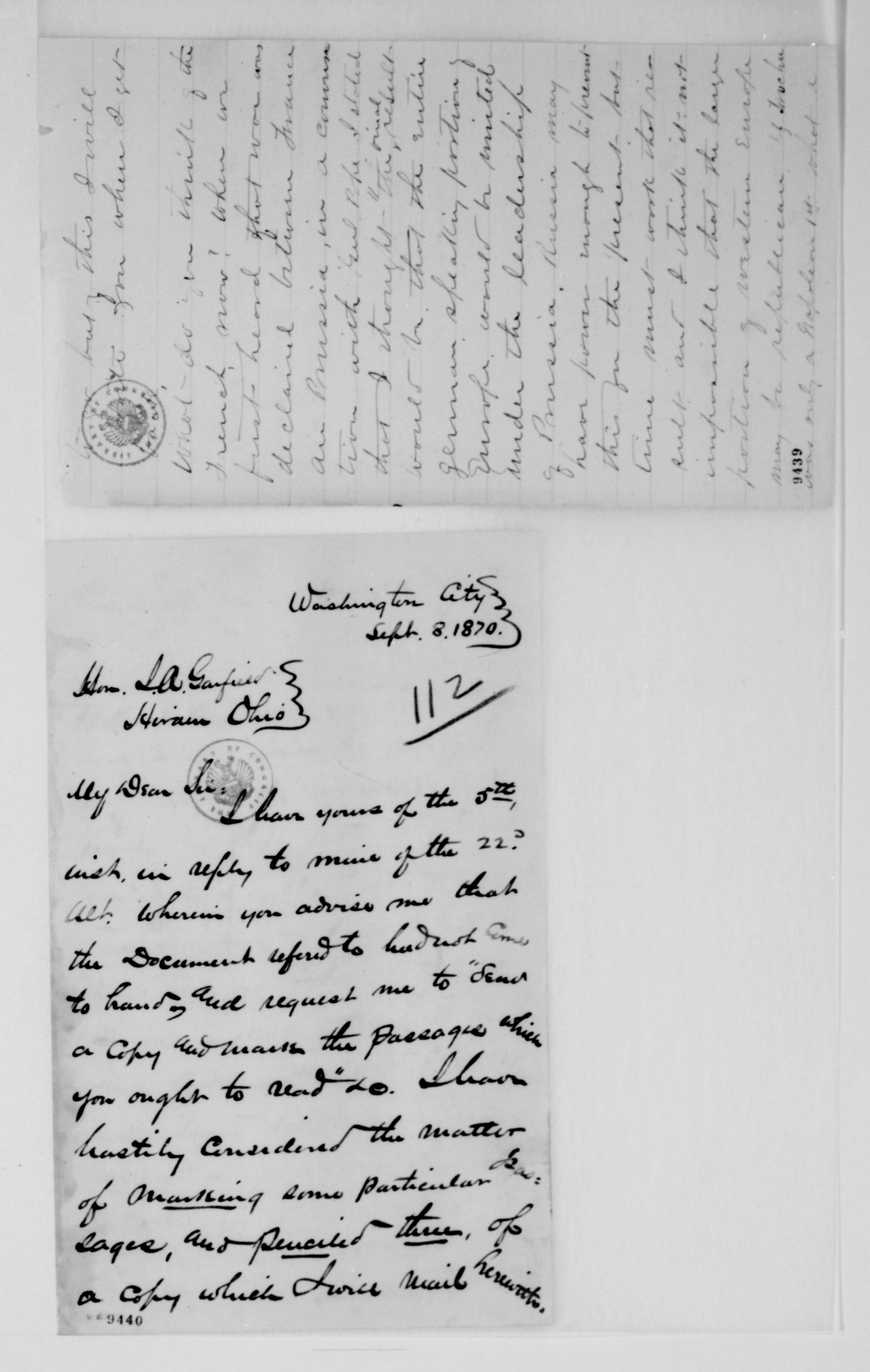 Scanned image of the current content page