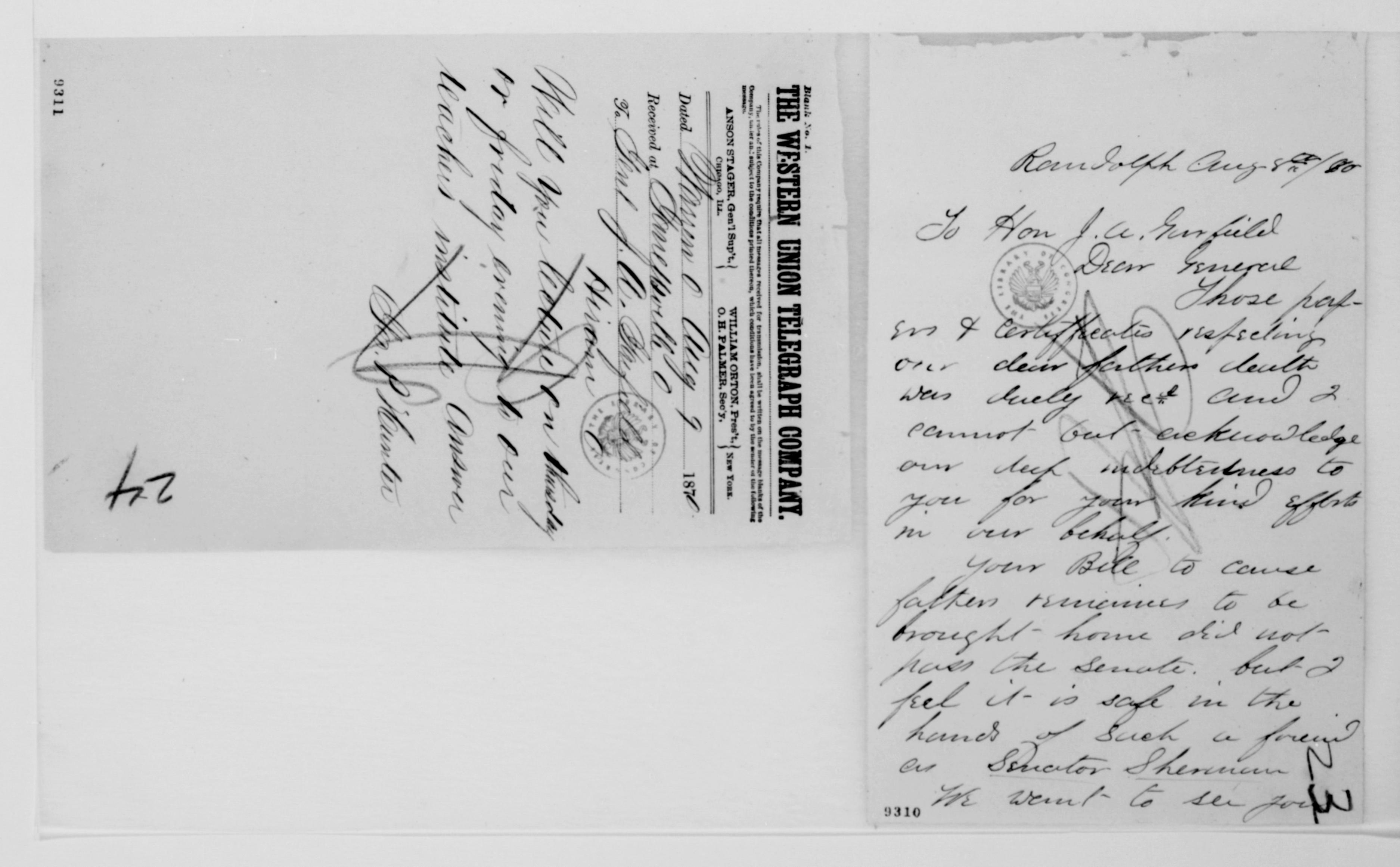 Scanned image of the current content page