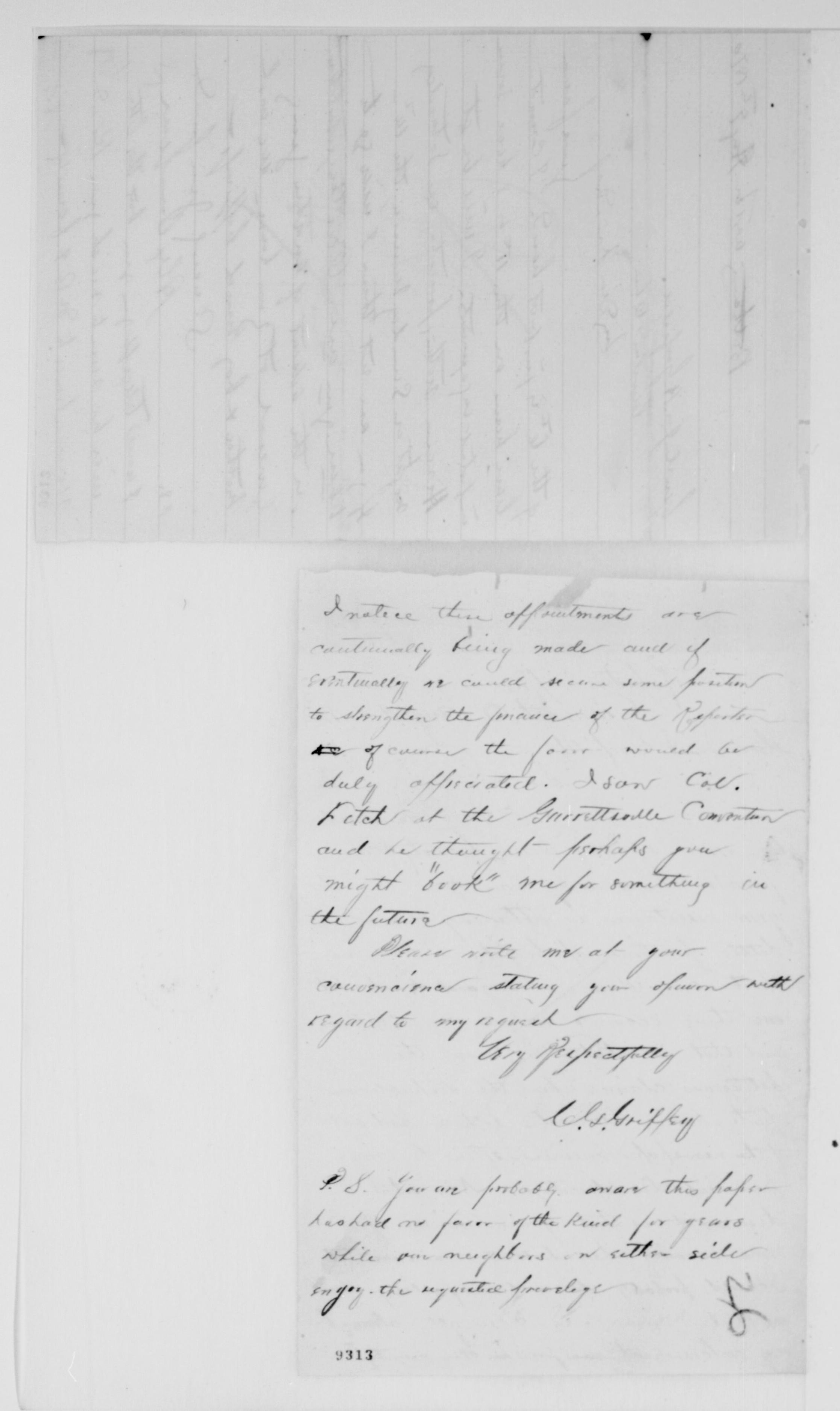 Scanned image of the current content page