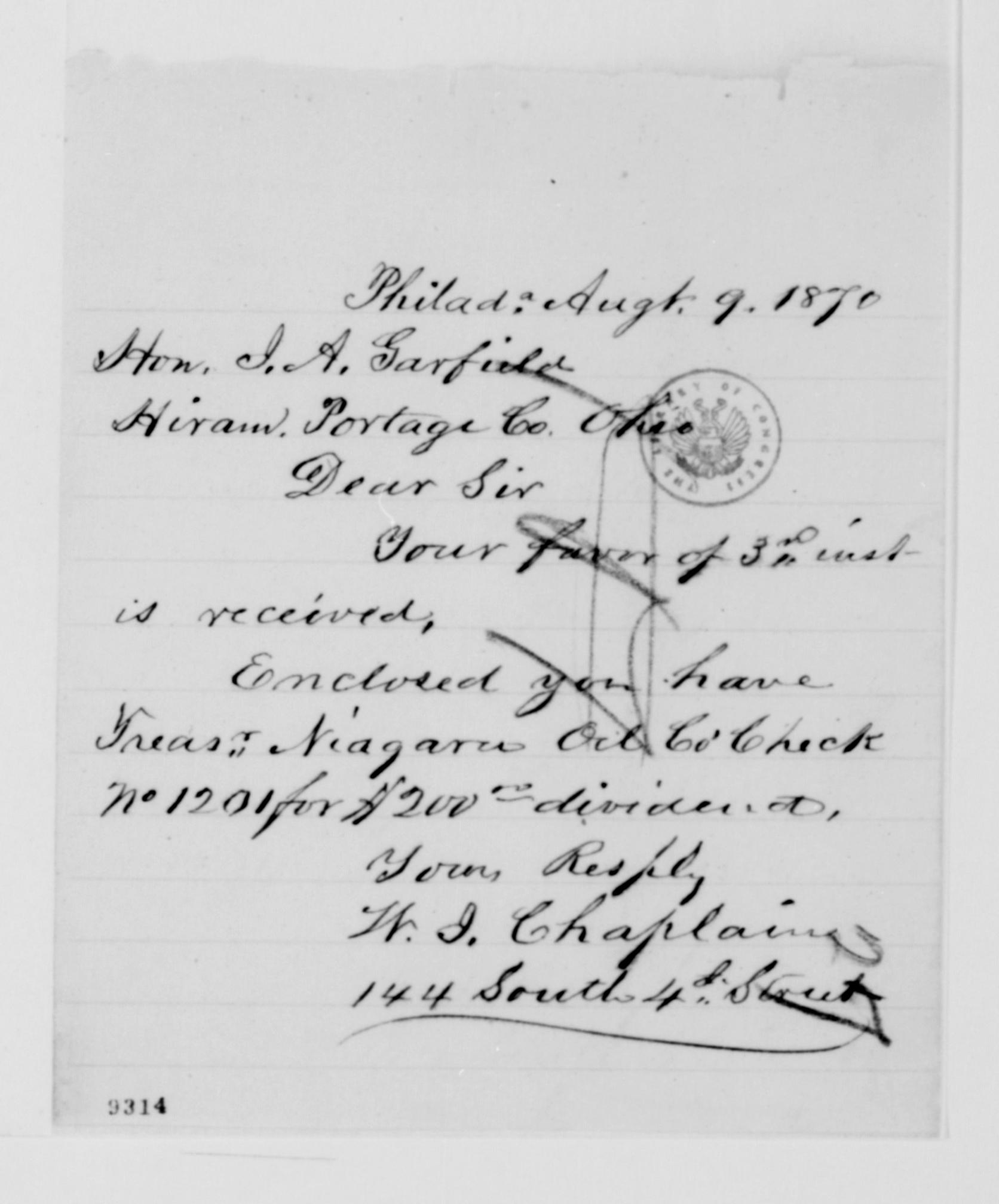 Scanned image of the current content page