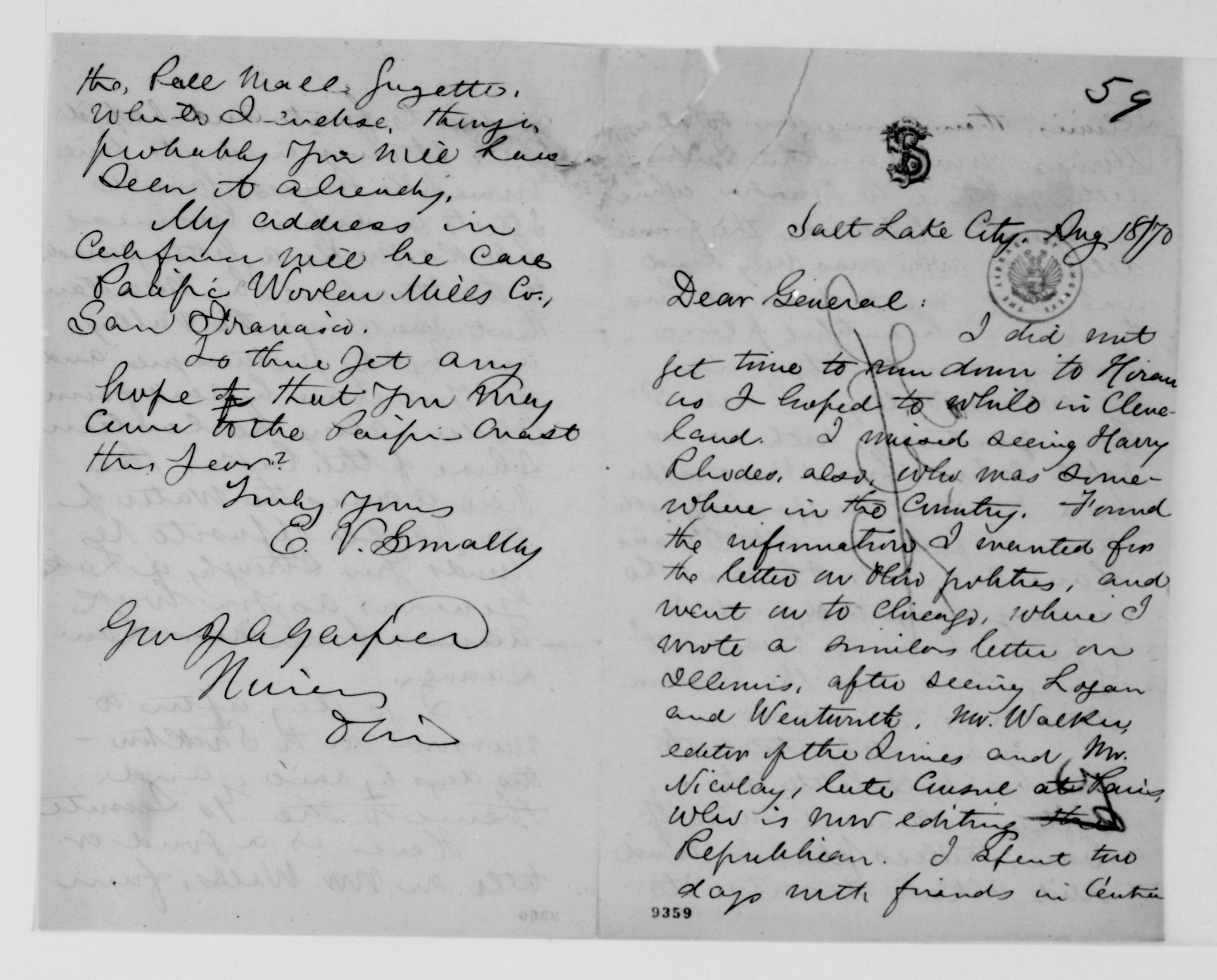 Scanned image of the current content page