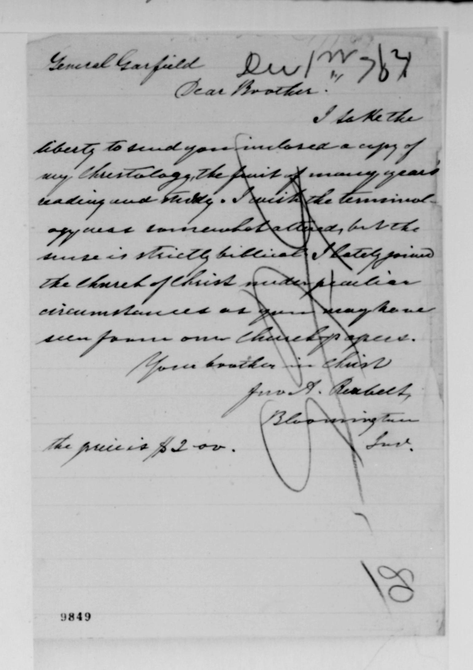 Scanned image of the current content page