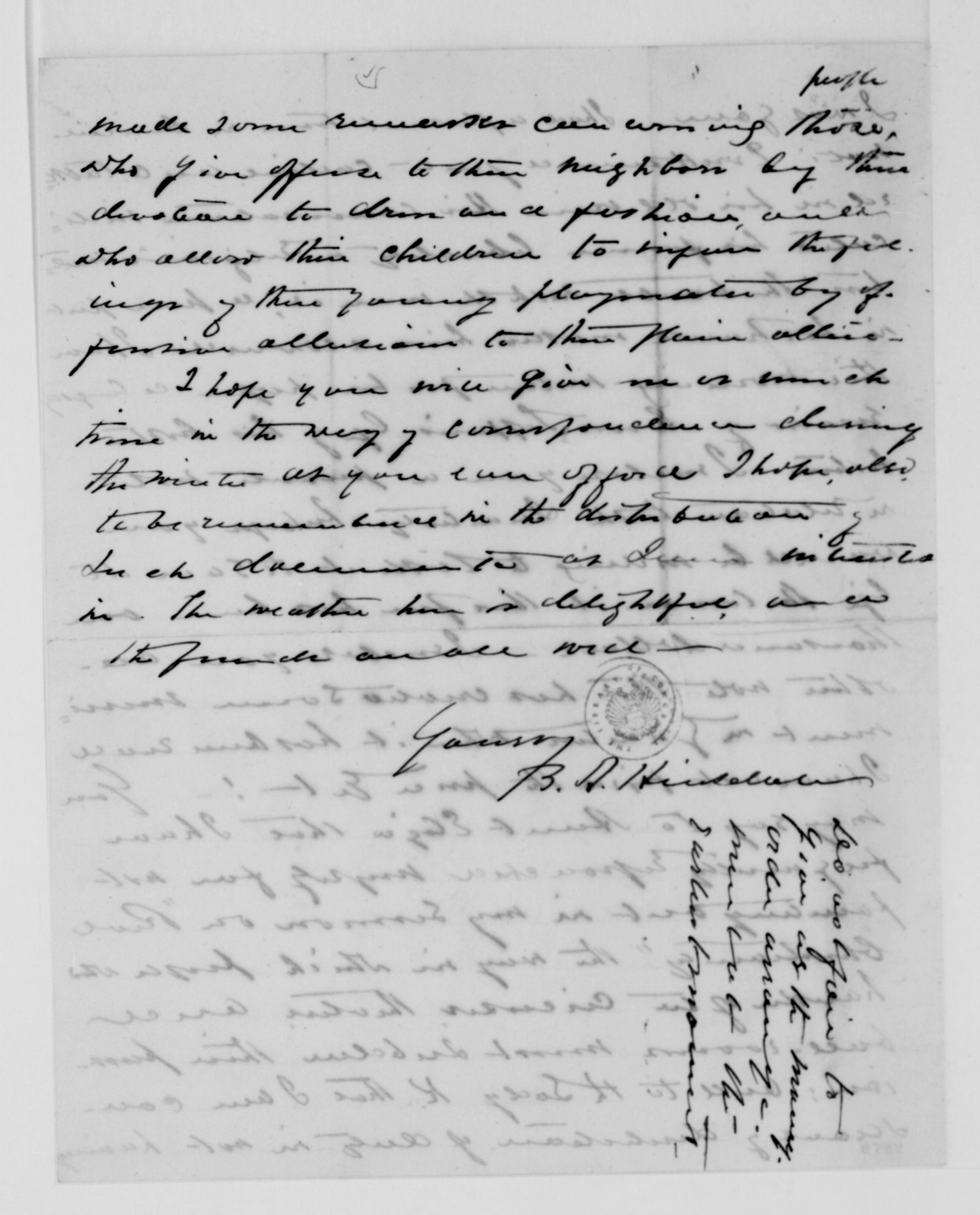 Scanned image of the current content page