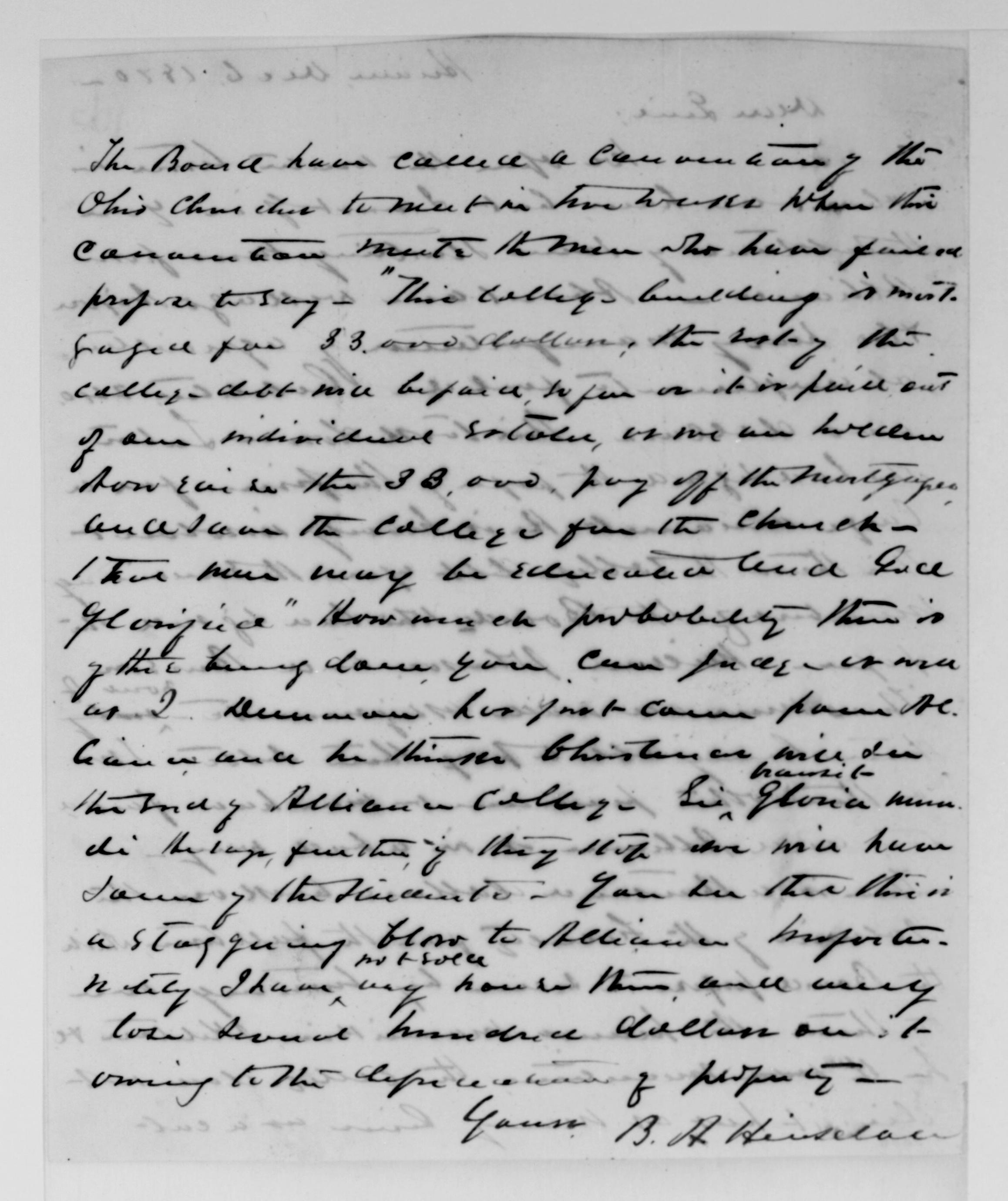 Scanned image of the current content page