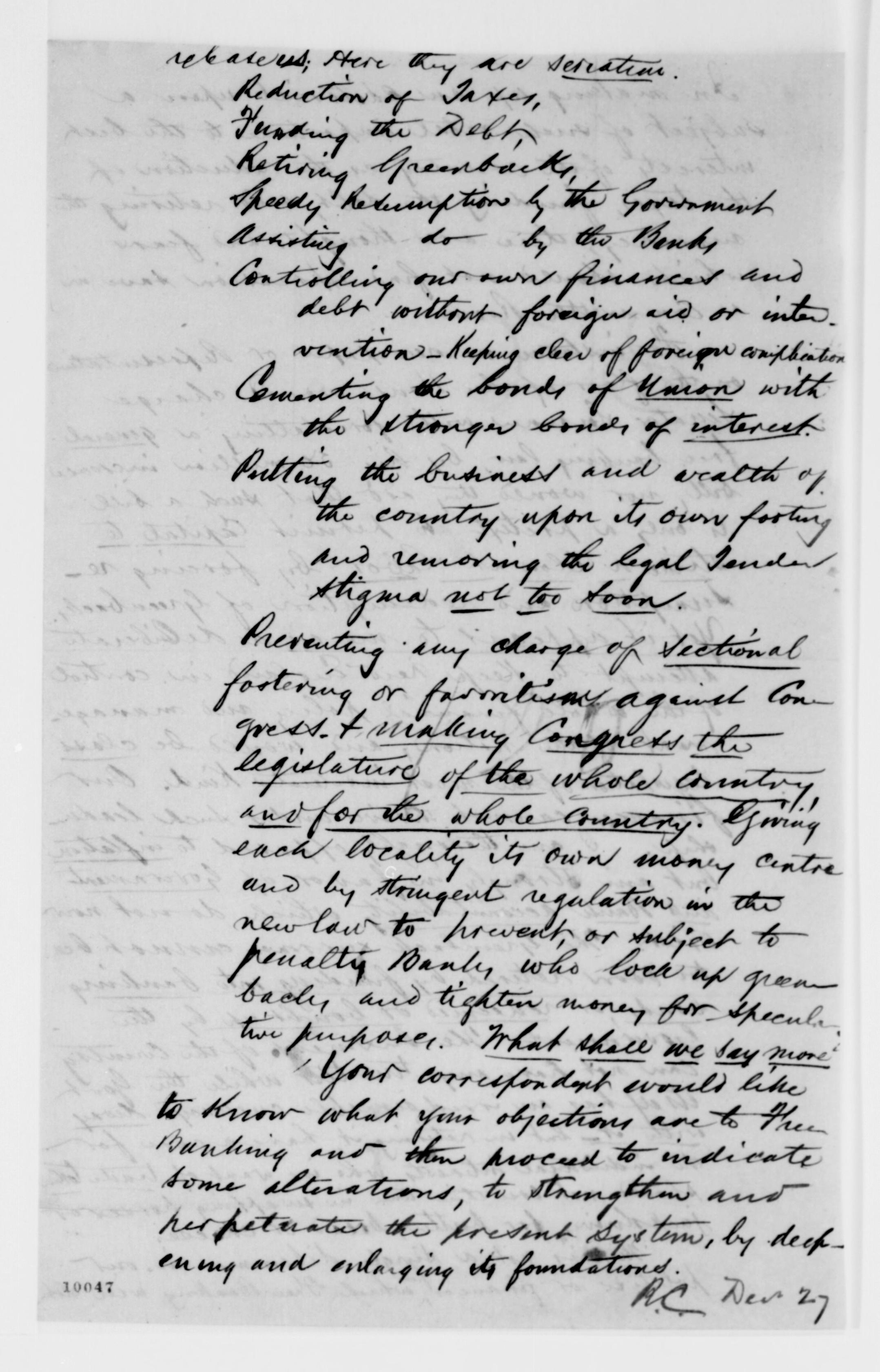 Scanned image of the current content page