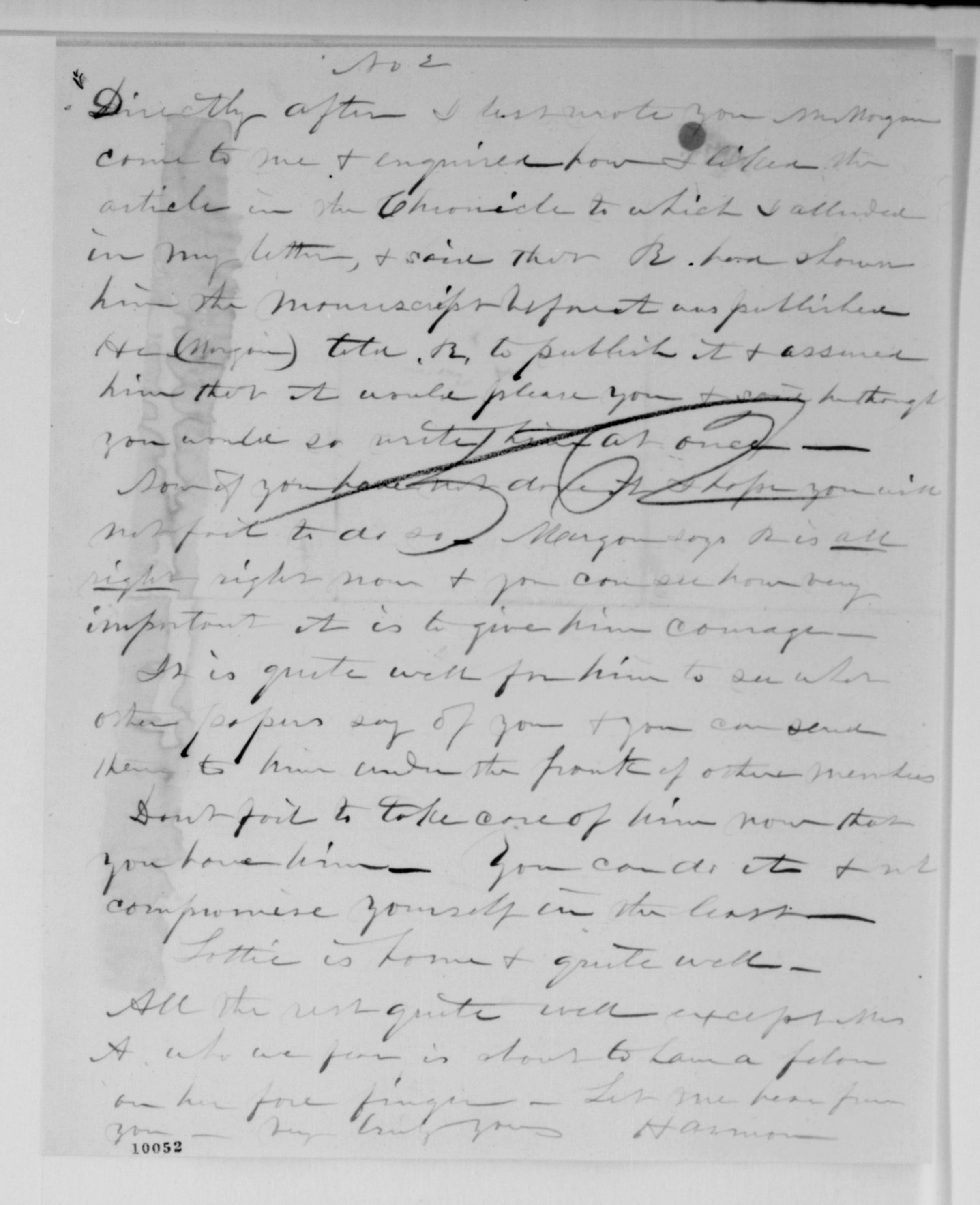 Scanned image of the current content page