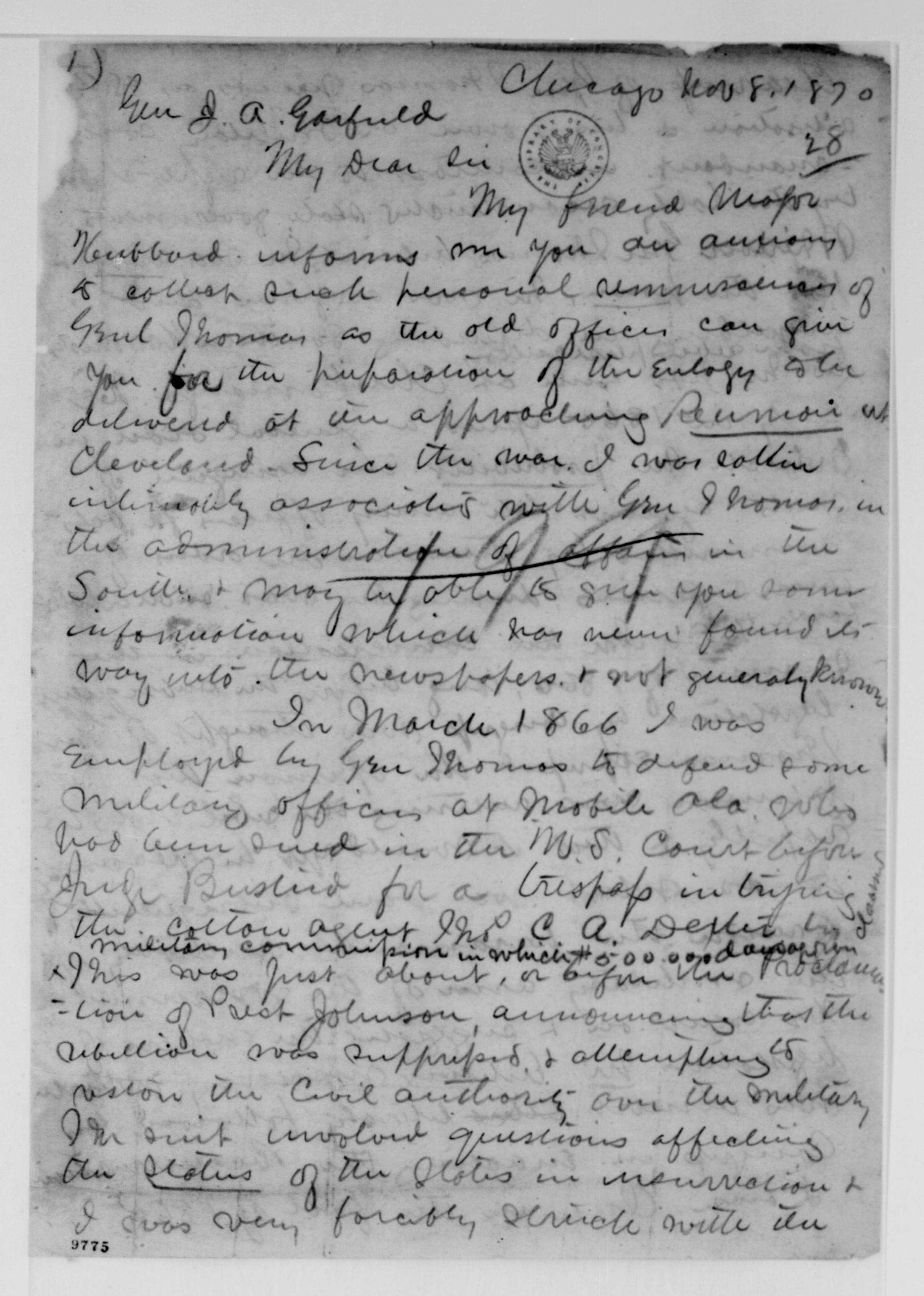 Scanned image of the current content page