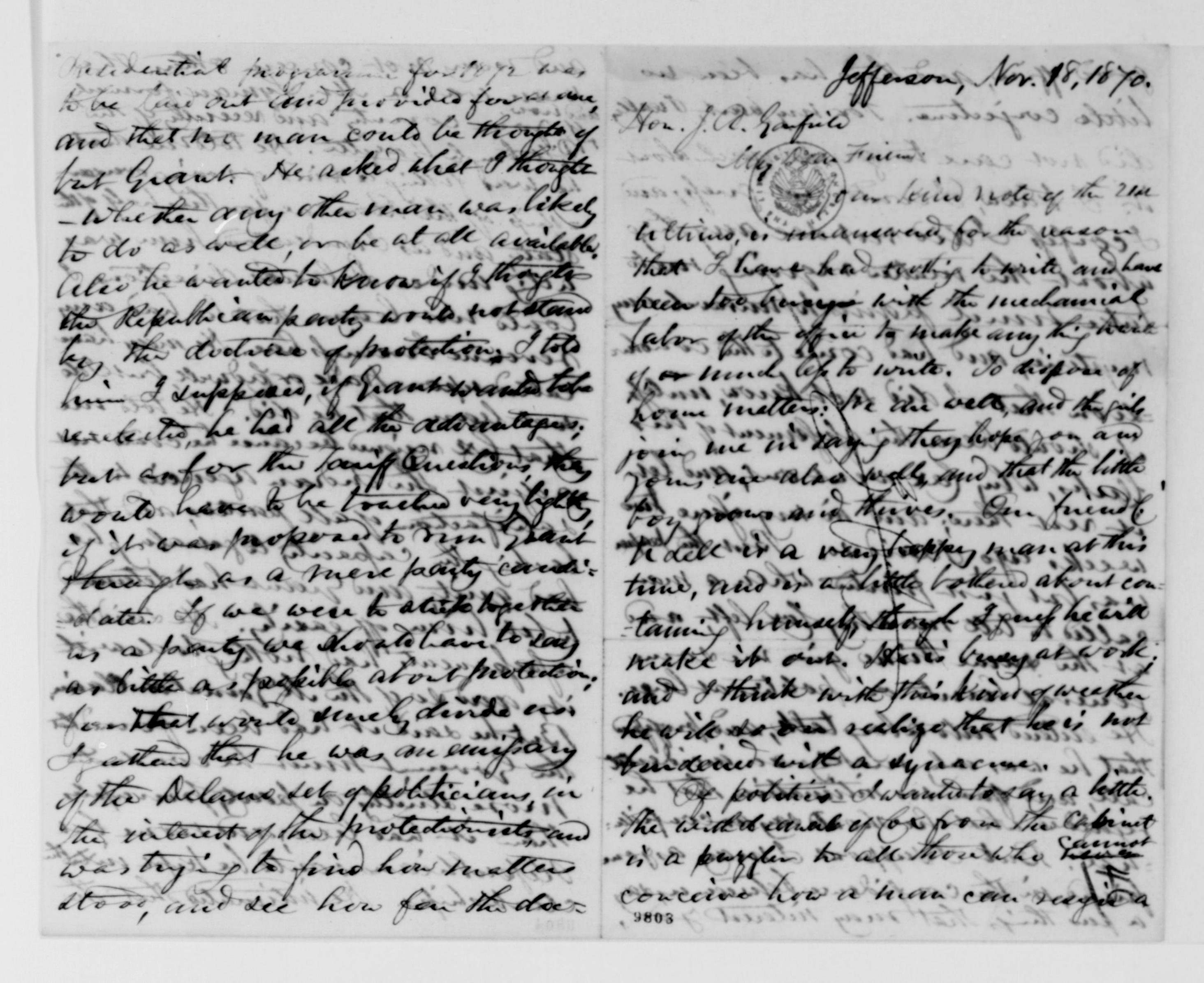 Scanned image of the current content page