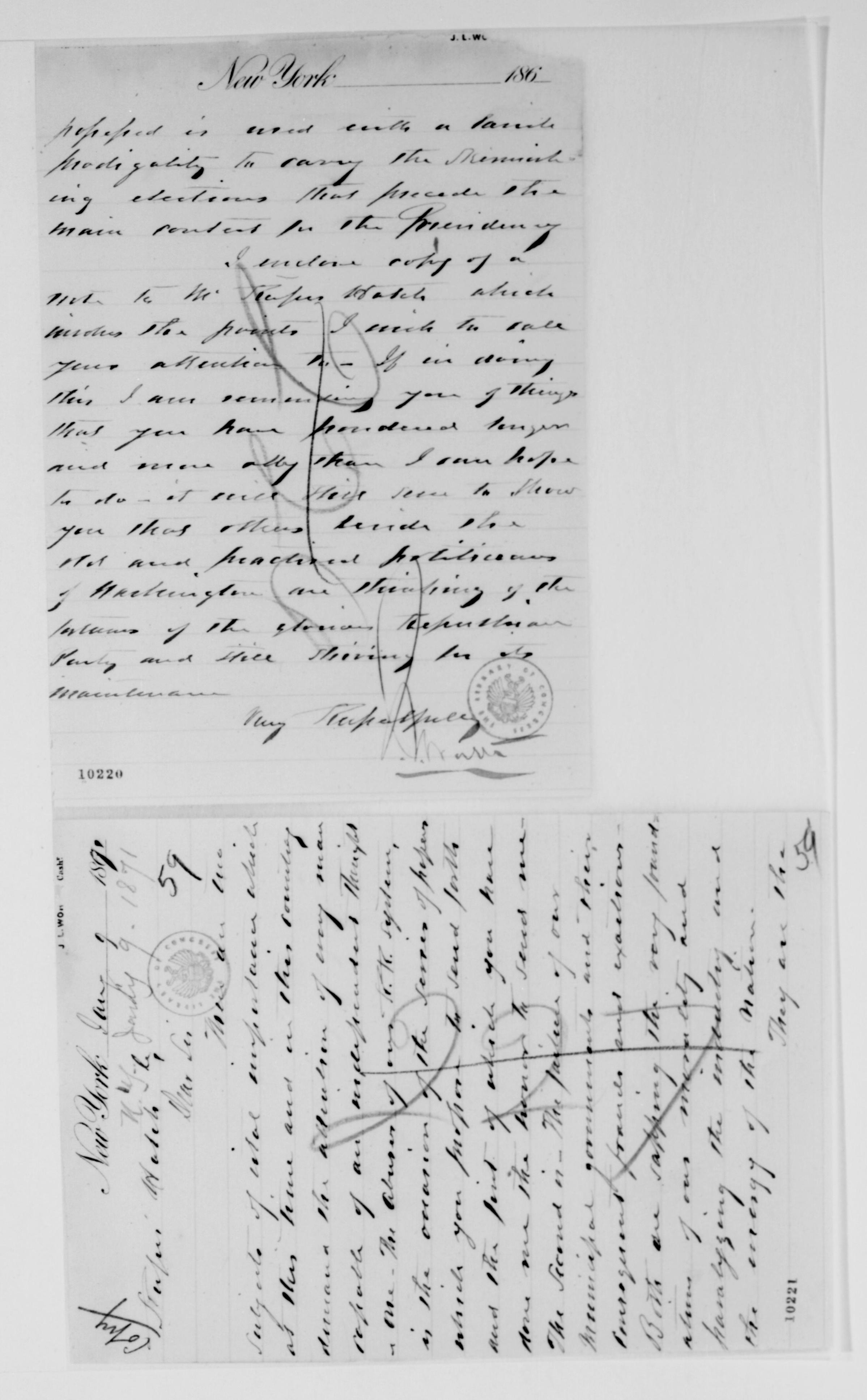 Scanned image of the current content page