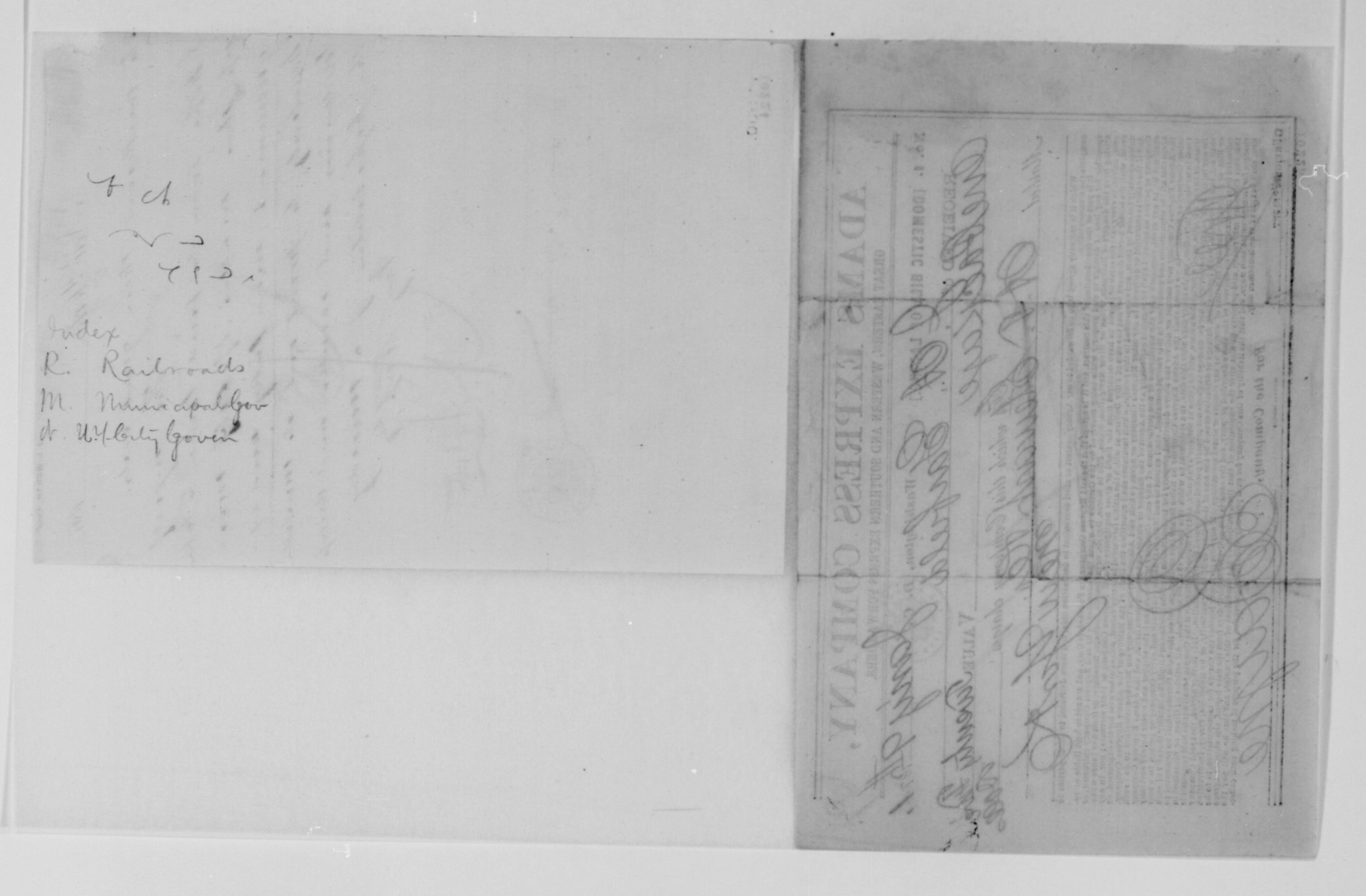 Scanned image of the current content page