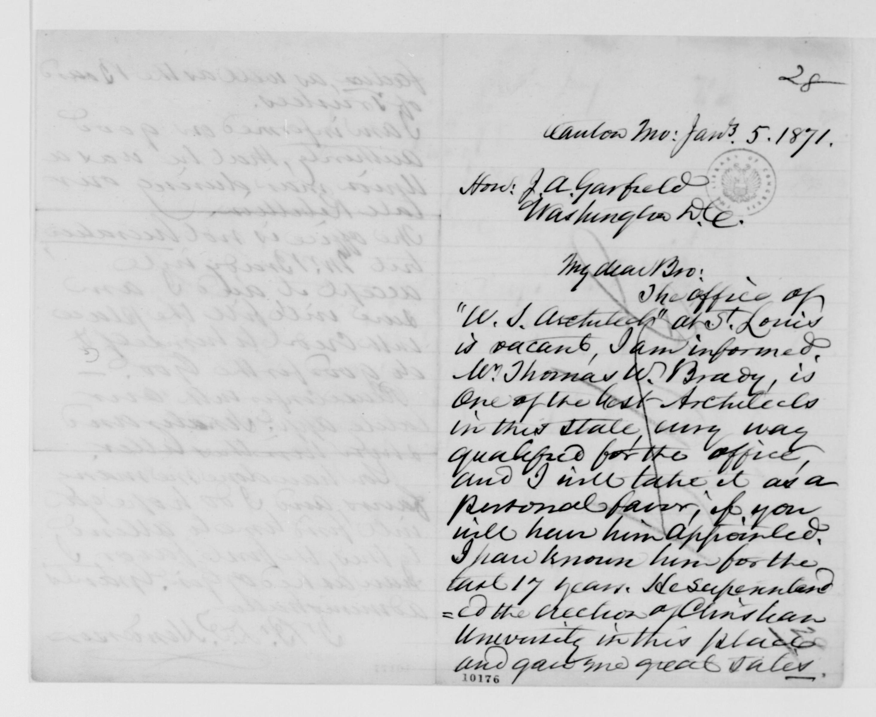 Scanned image of the current content page