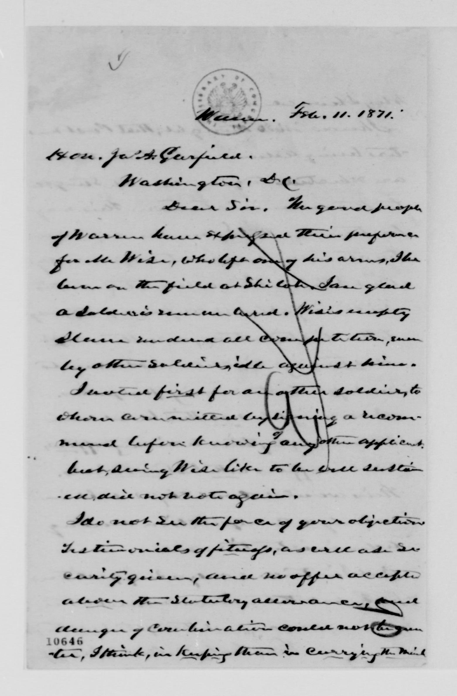 Scanned image of the current content page