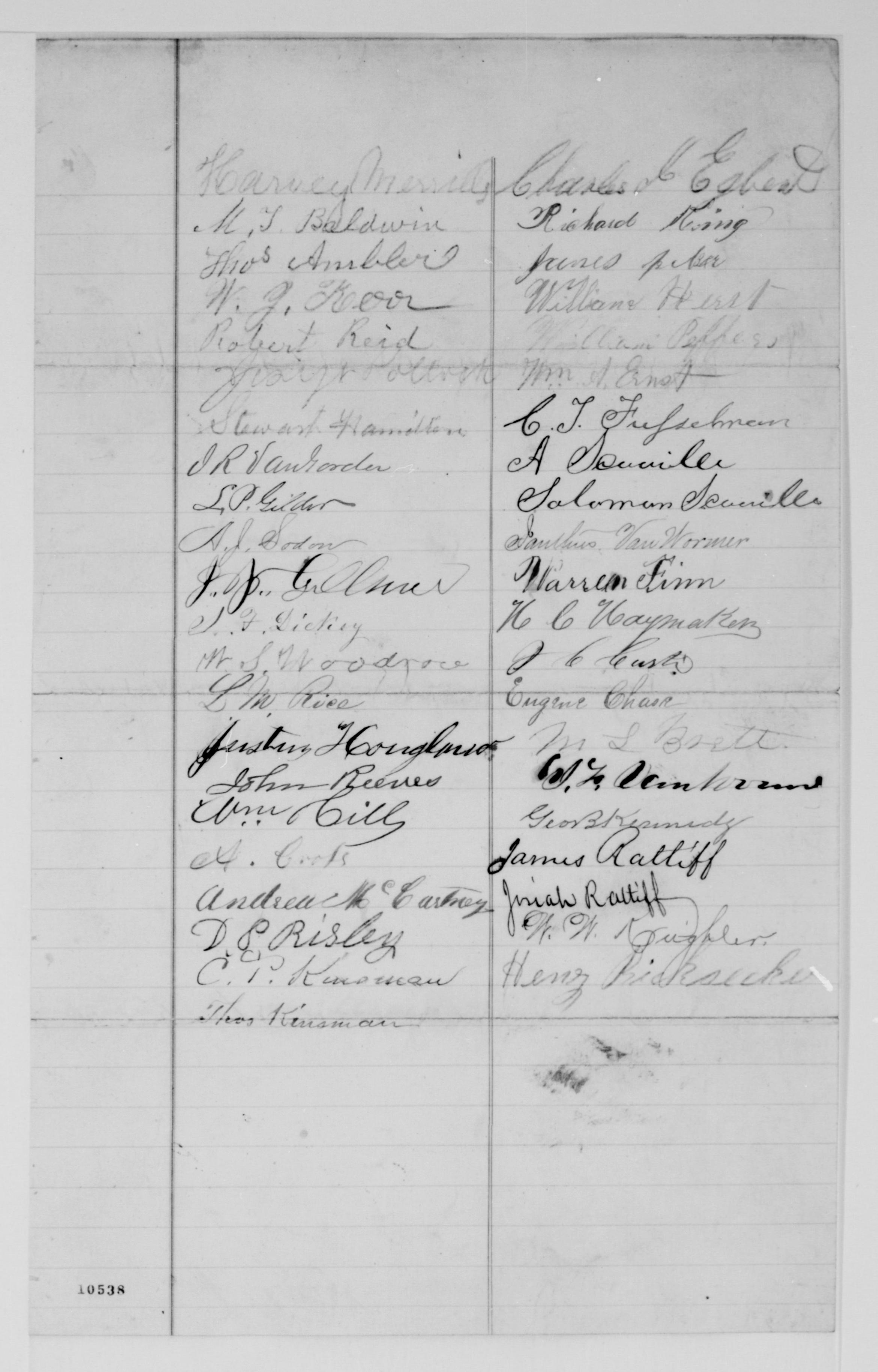 Scanned image of the current content page