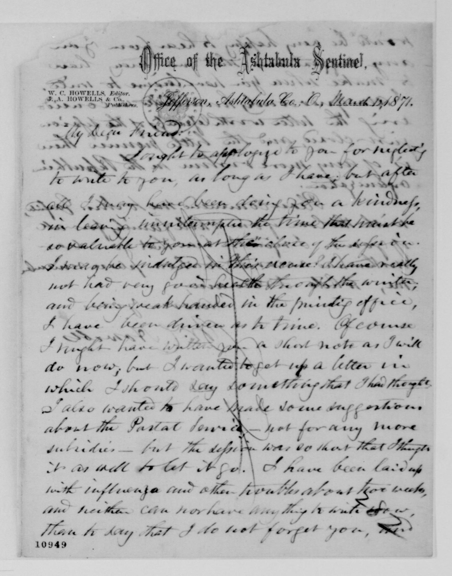 Scanned image of the current content page