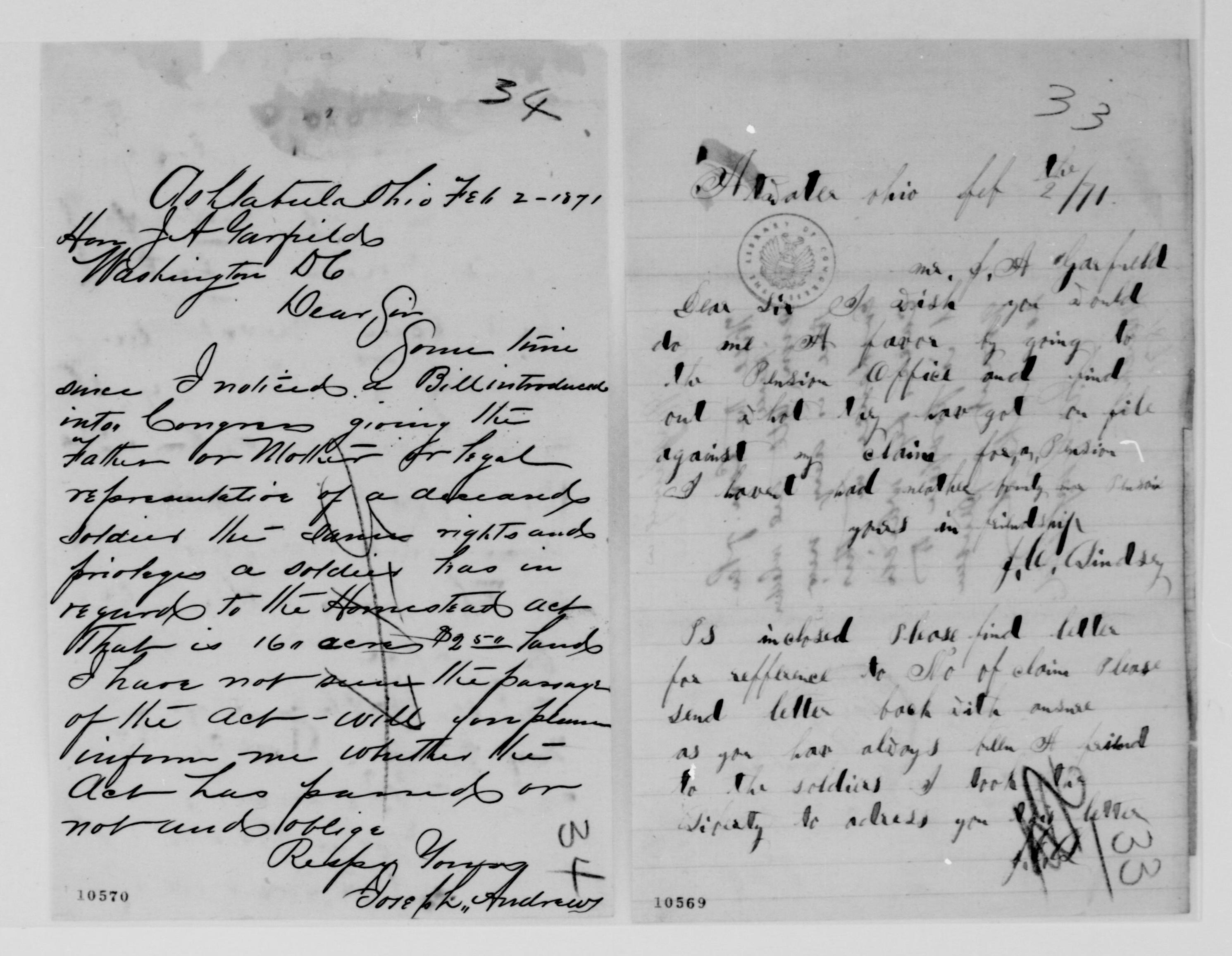 Scanned image of the current content page