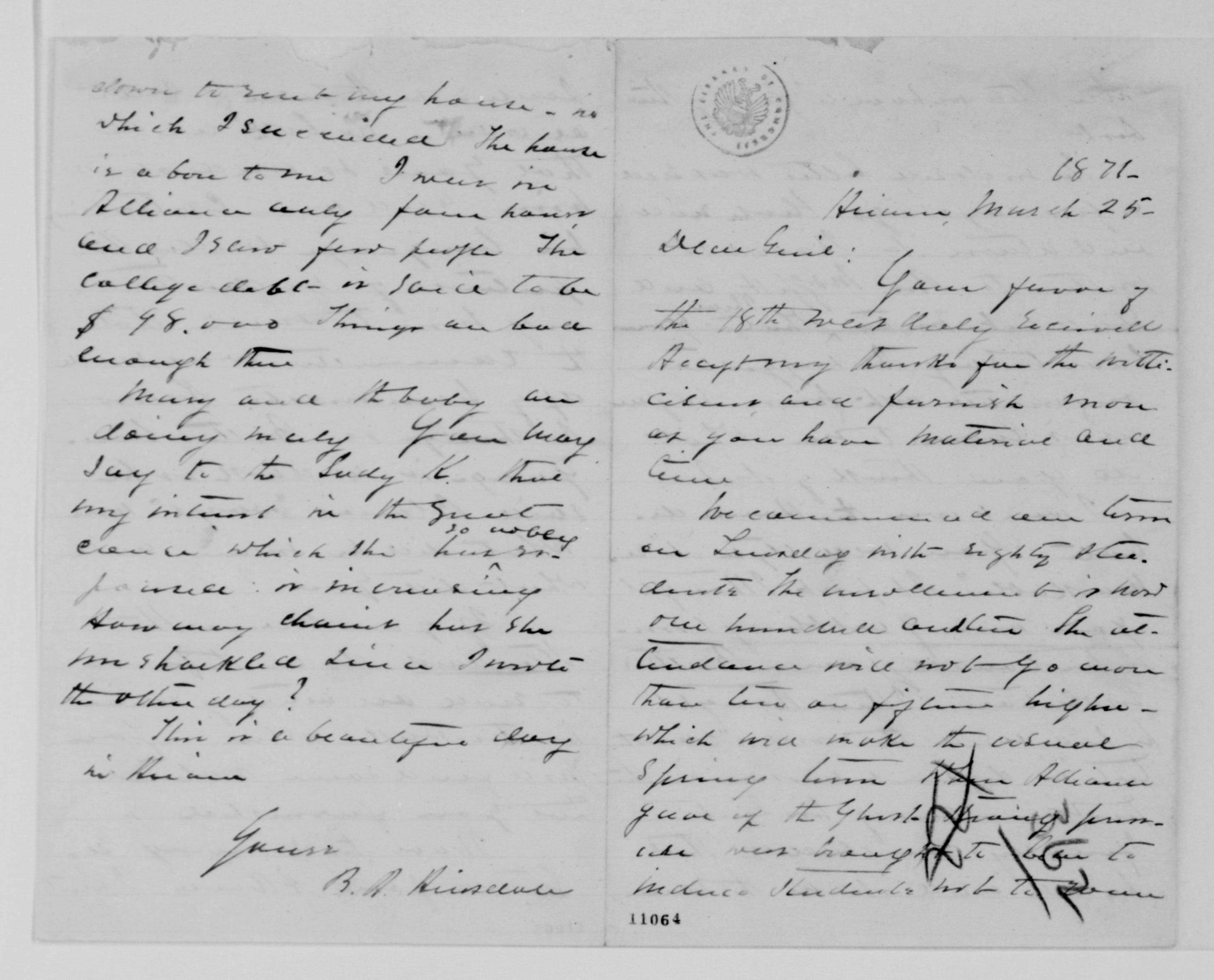 Scanned image of the current content page