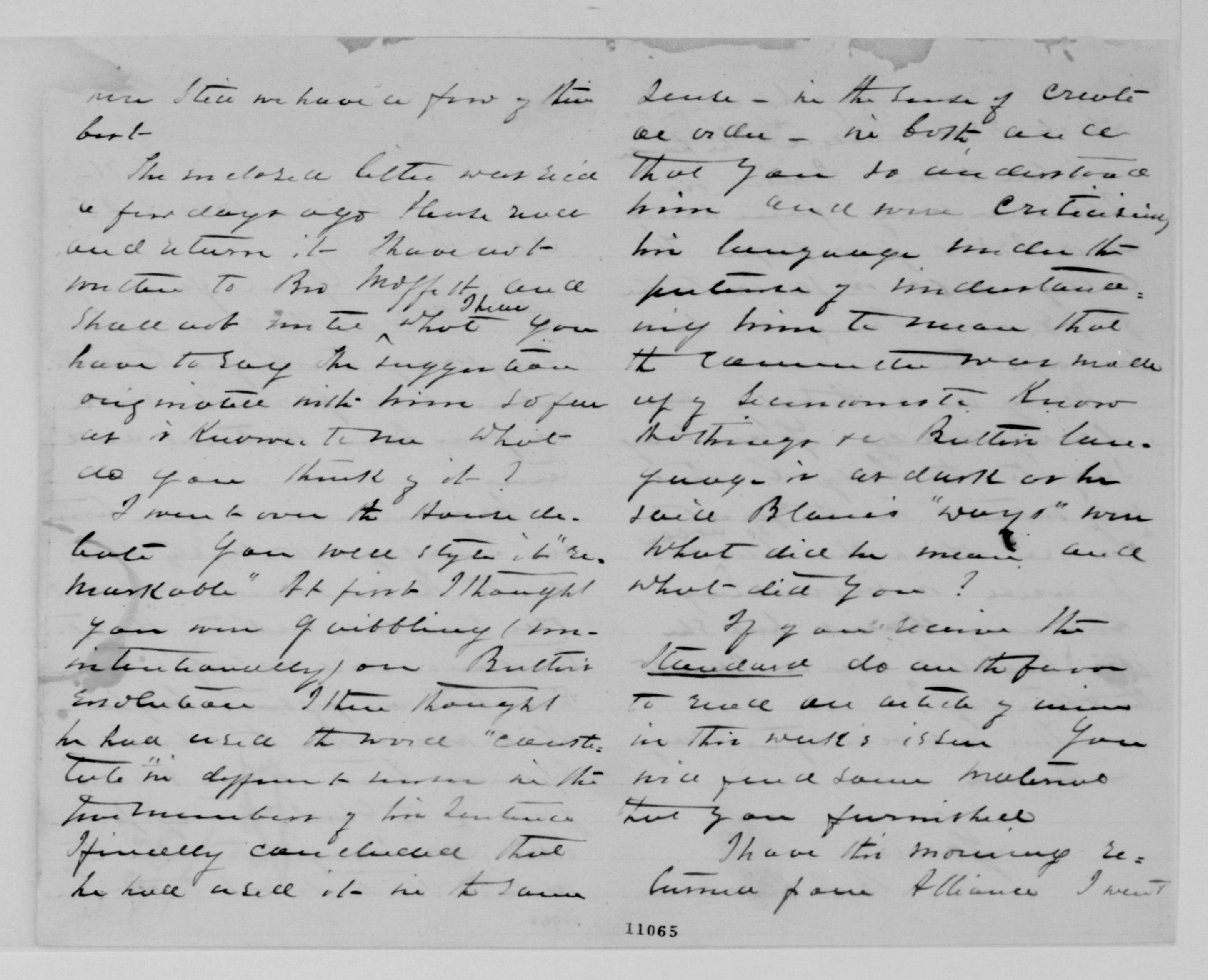 Scanned image of the current content page