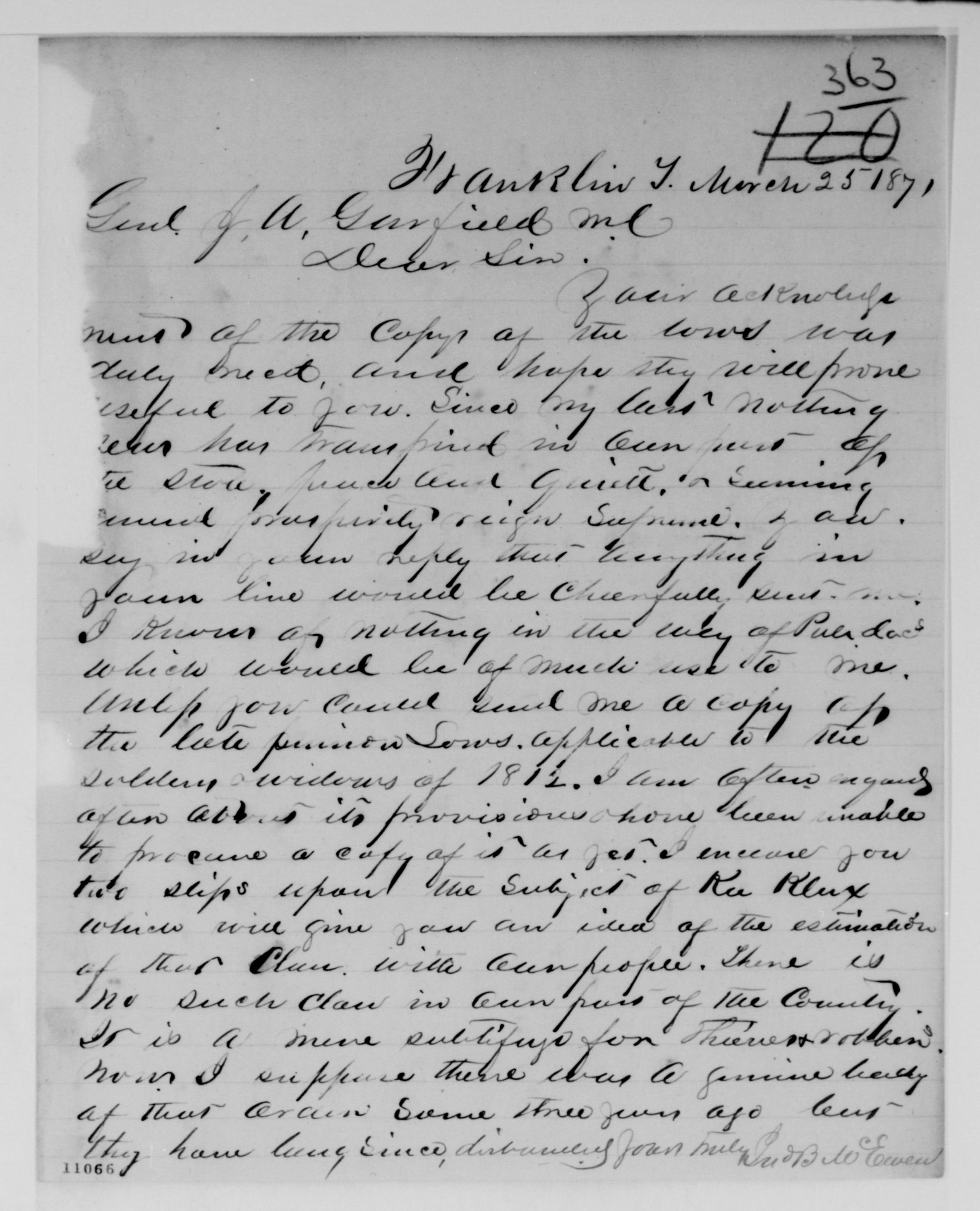 Scanned image of the current content page