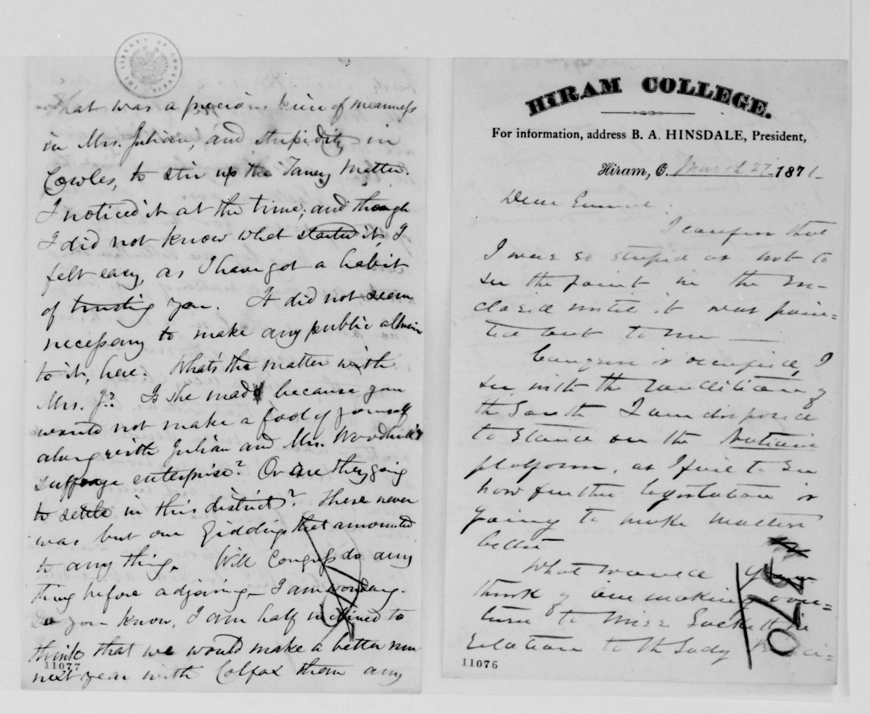 Scanned image of the current content page